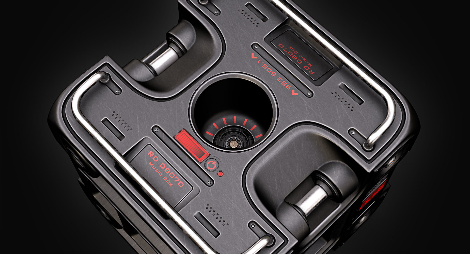 Sci Fi Music Box 3D model_5