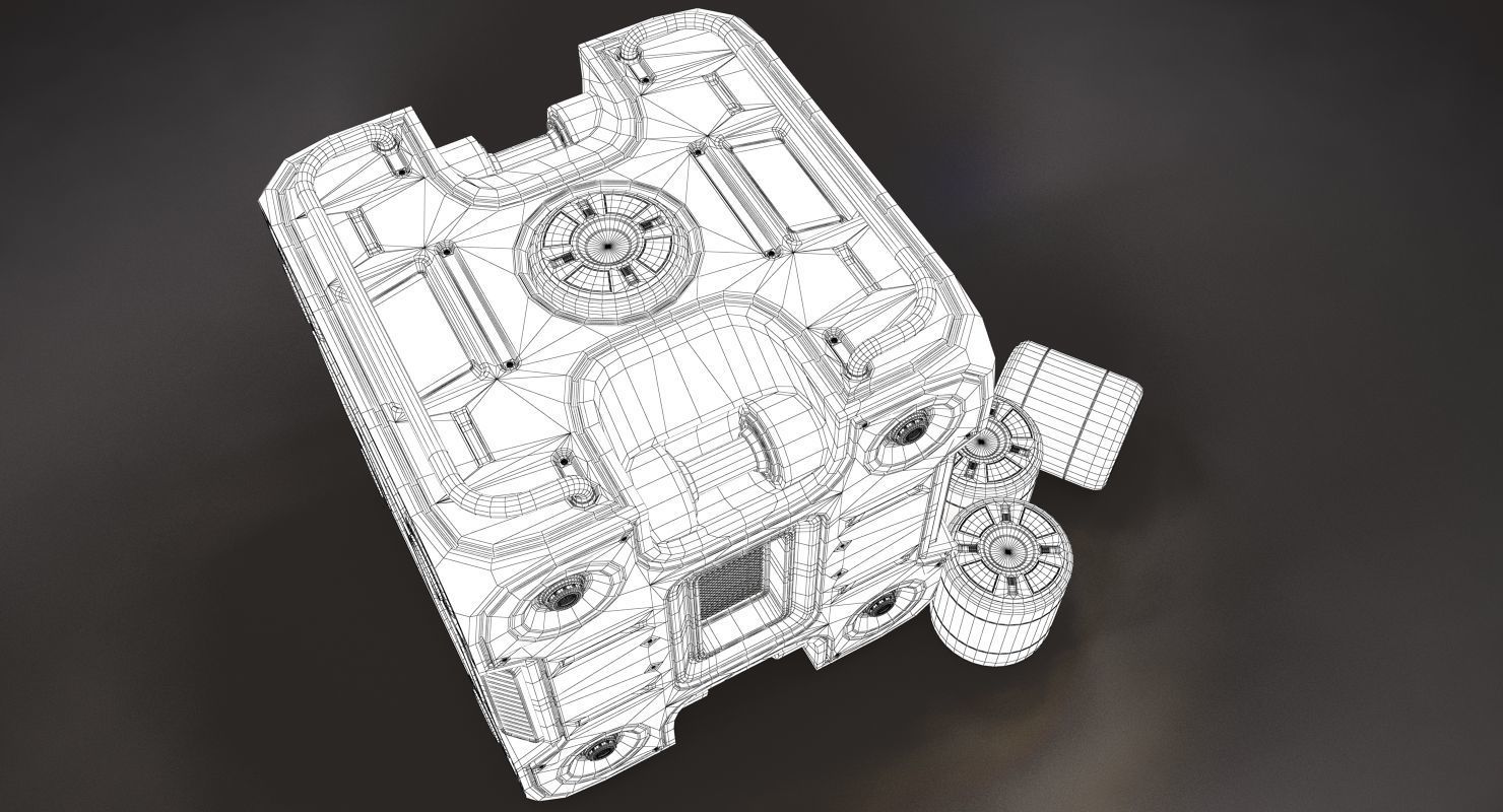 Sci Fi Music Box 3D model_8