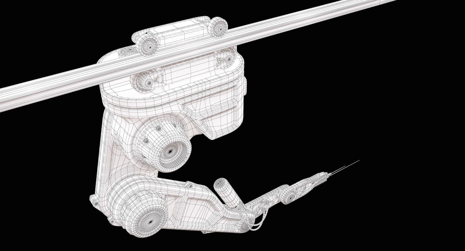 Robotic Arm 04 3D model_8
