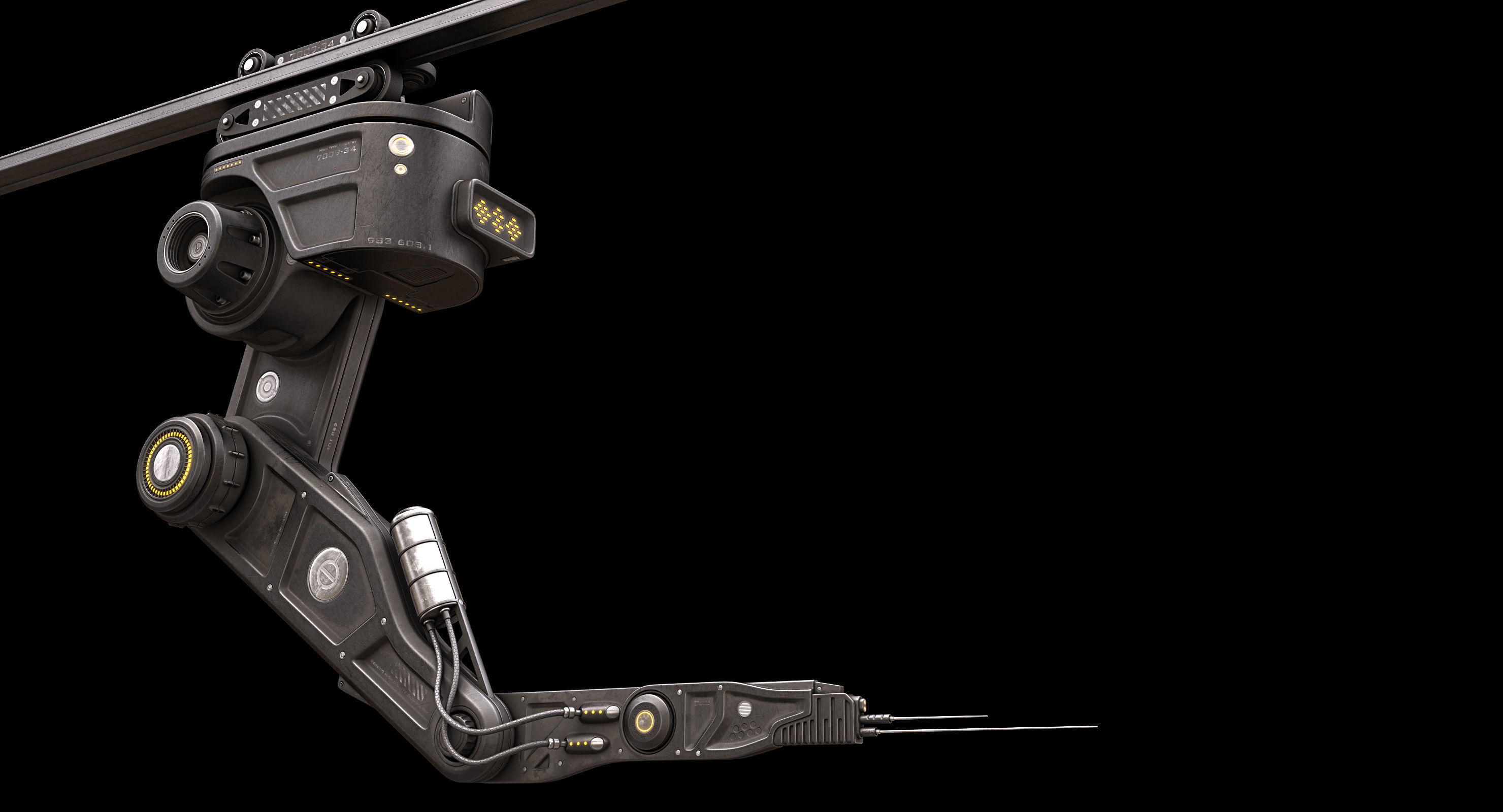 Robotic Arm 04 3D model_1