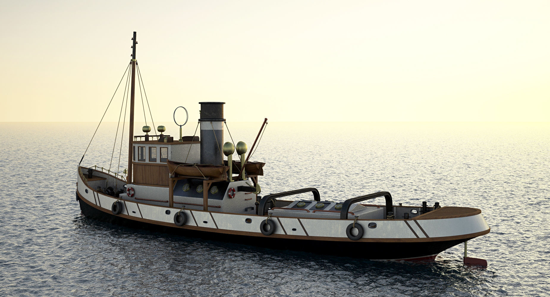 Ulises Tugboat 3D model_3
