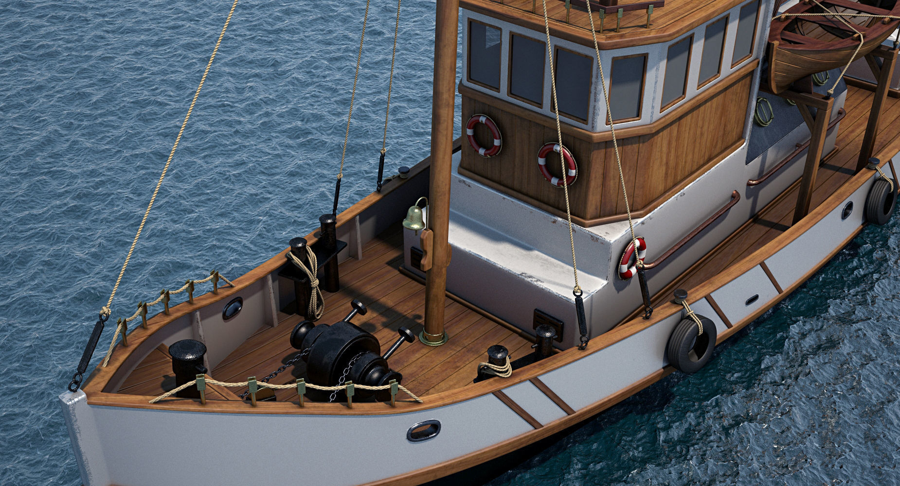 Ulises Tugboat 3D model_4