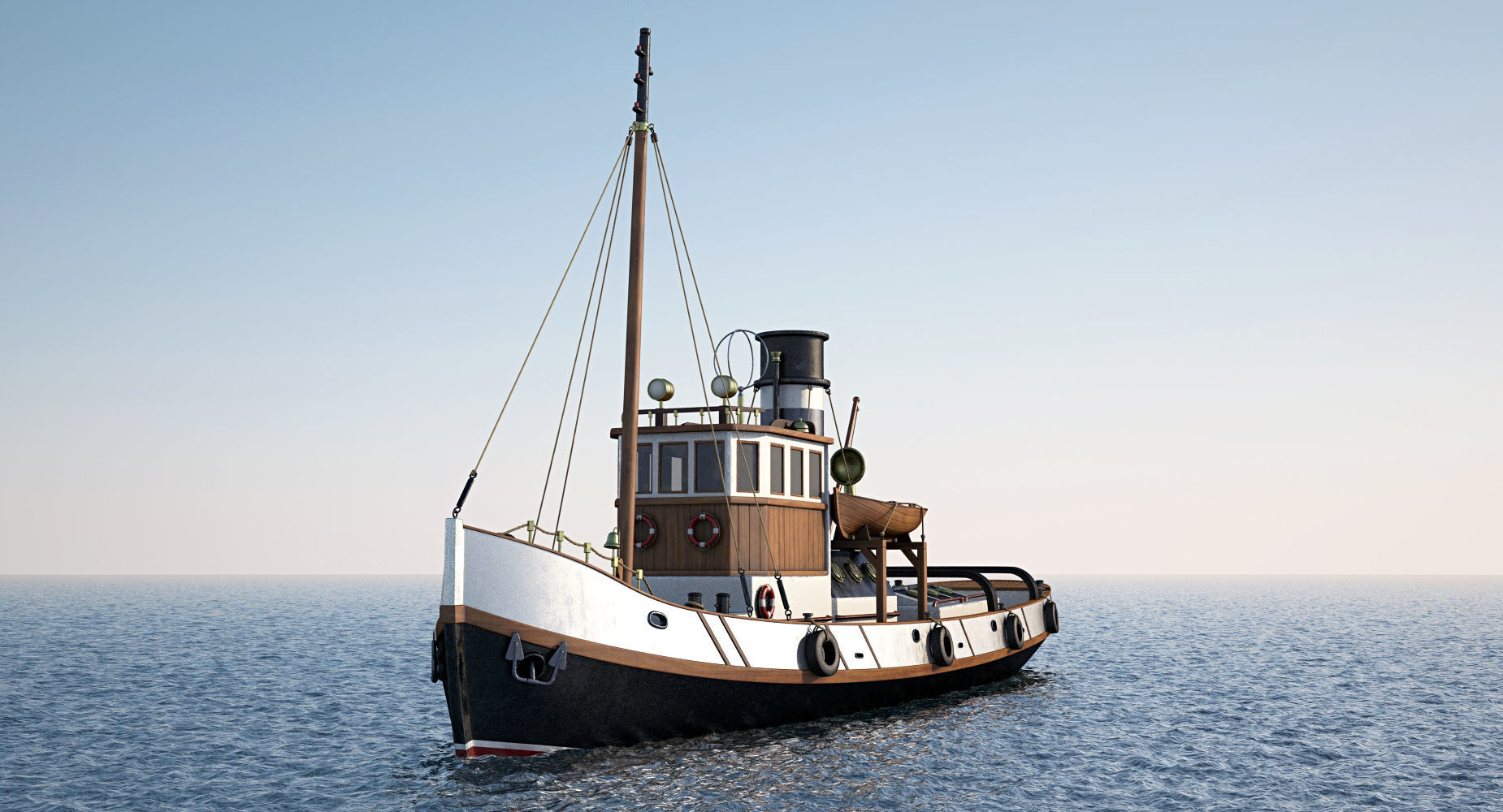 Ulises Tugboat 3D model_2