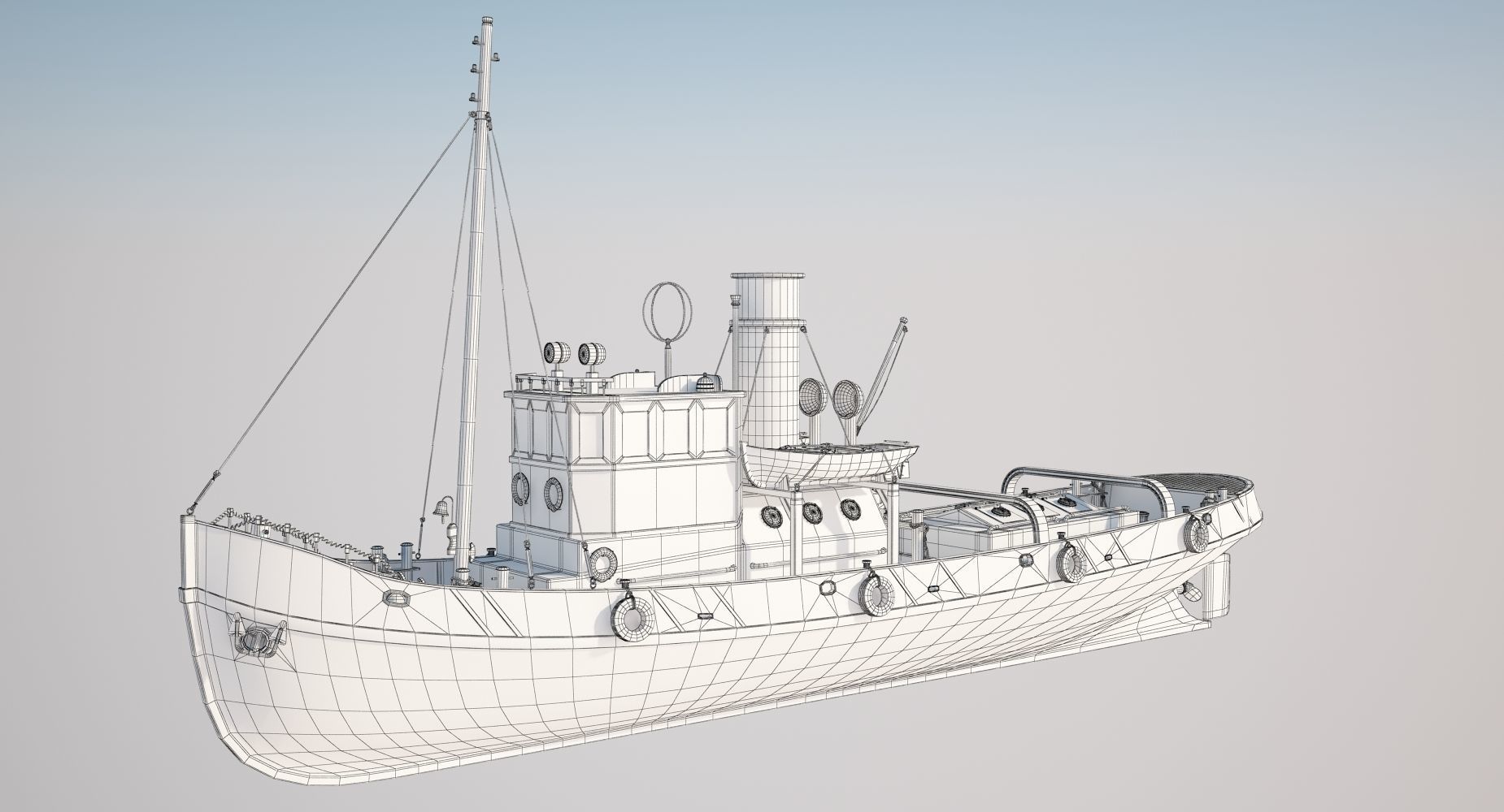 Ulises Tugboat 3D model_13
