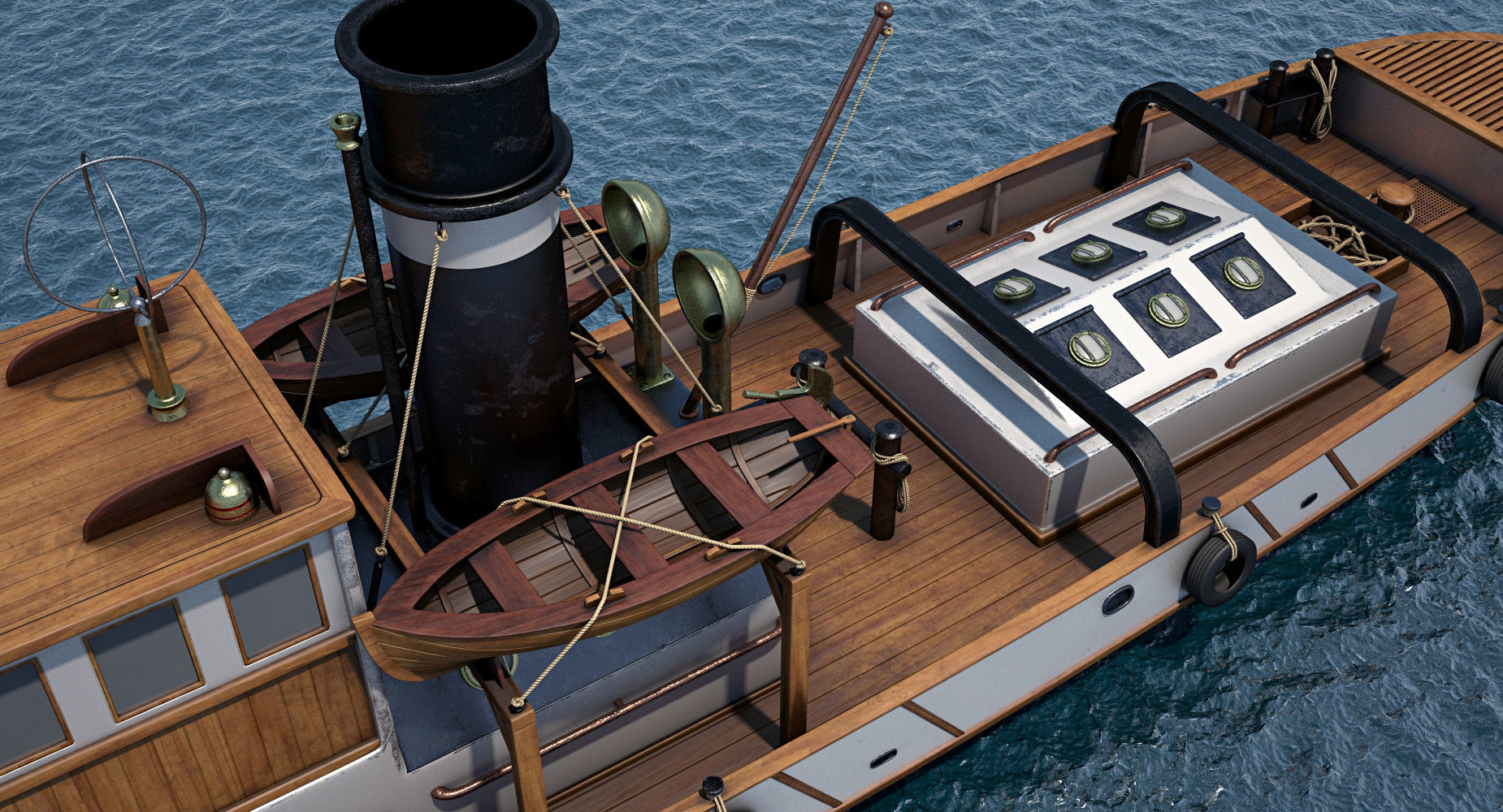 Ulises Tugboat 3D model_9
