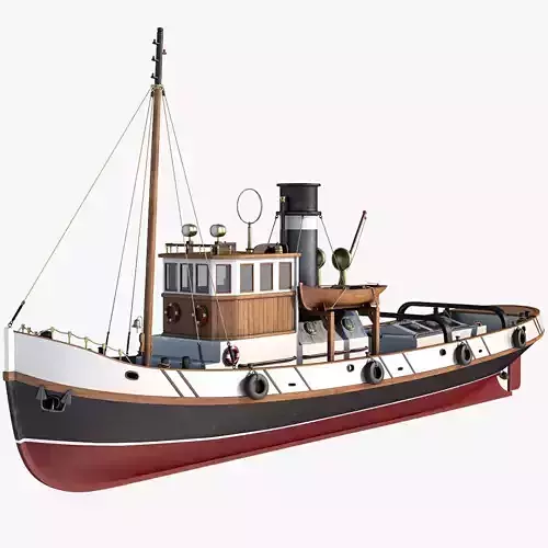 Ulises Tugboat 3D model