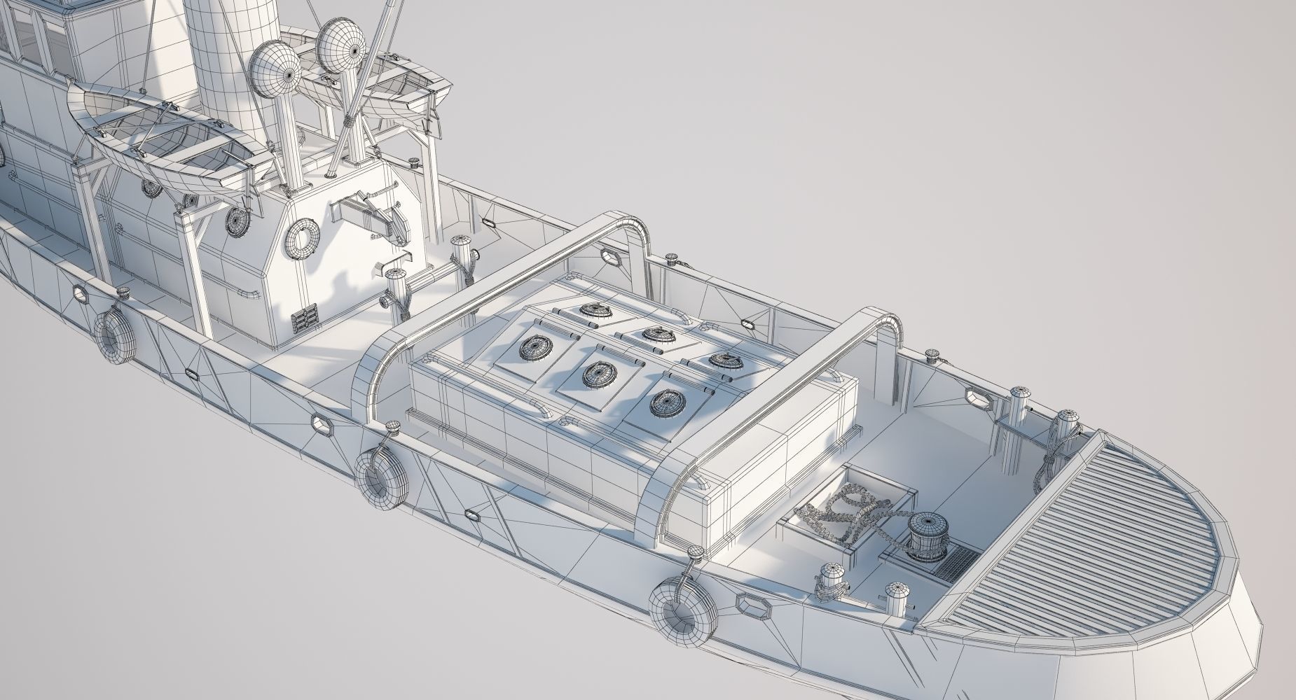 Ulises Tugboat 3D model_15