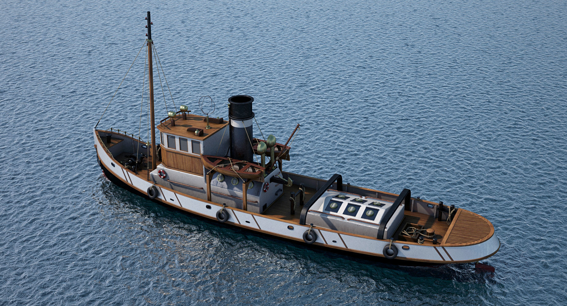 Ulises Tugboat 3D model_5