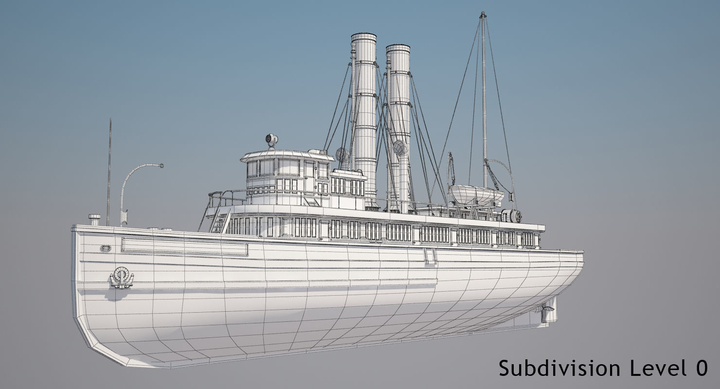 Tugboat Collection 3D model_33