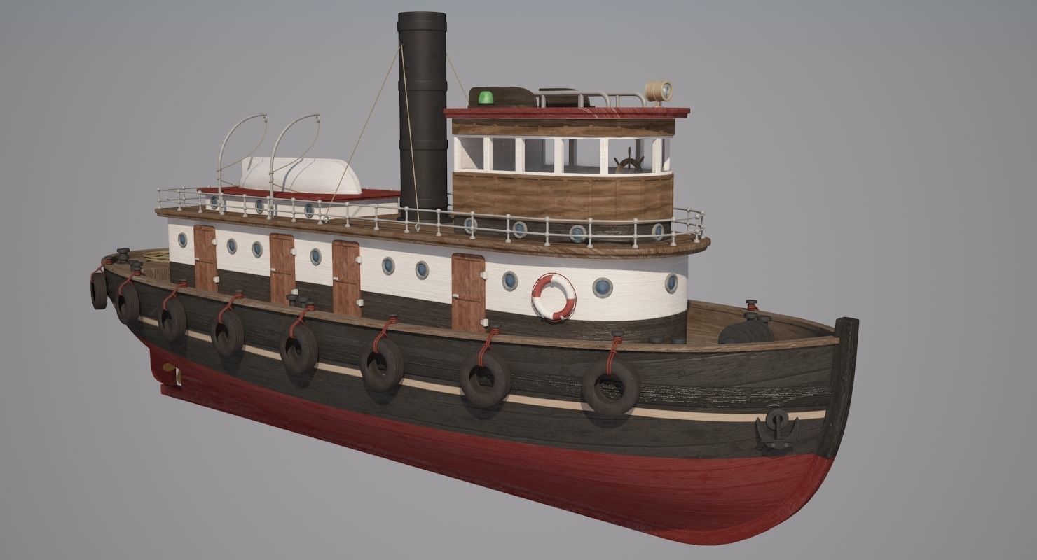 Tugboat Collection 3D model_47