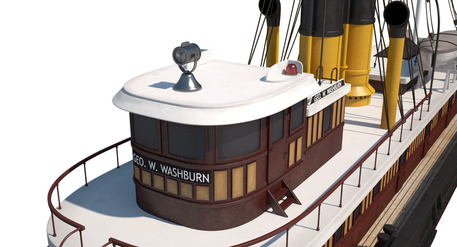 Tugboat Collection 3D model_30