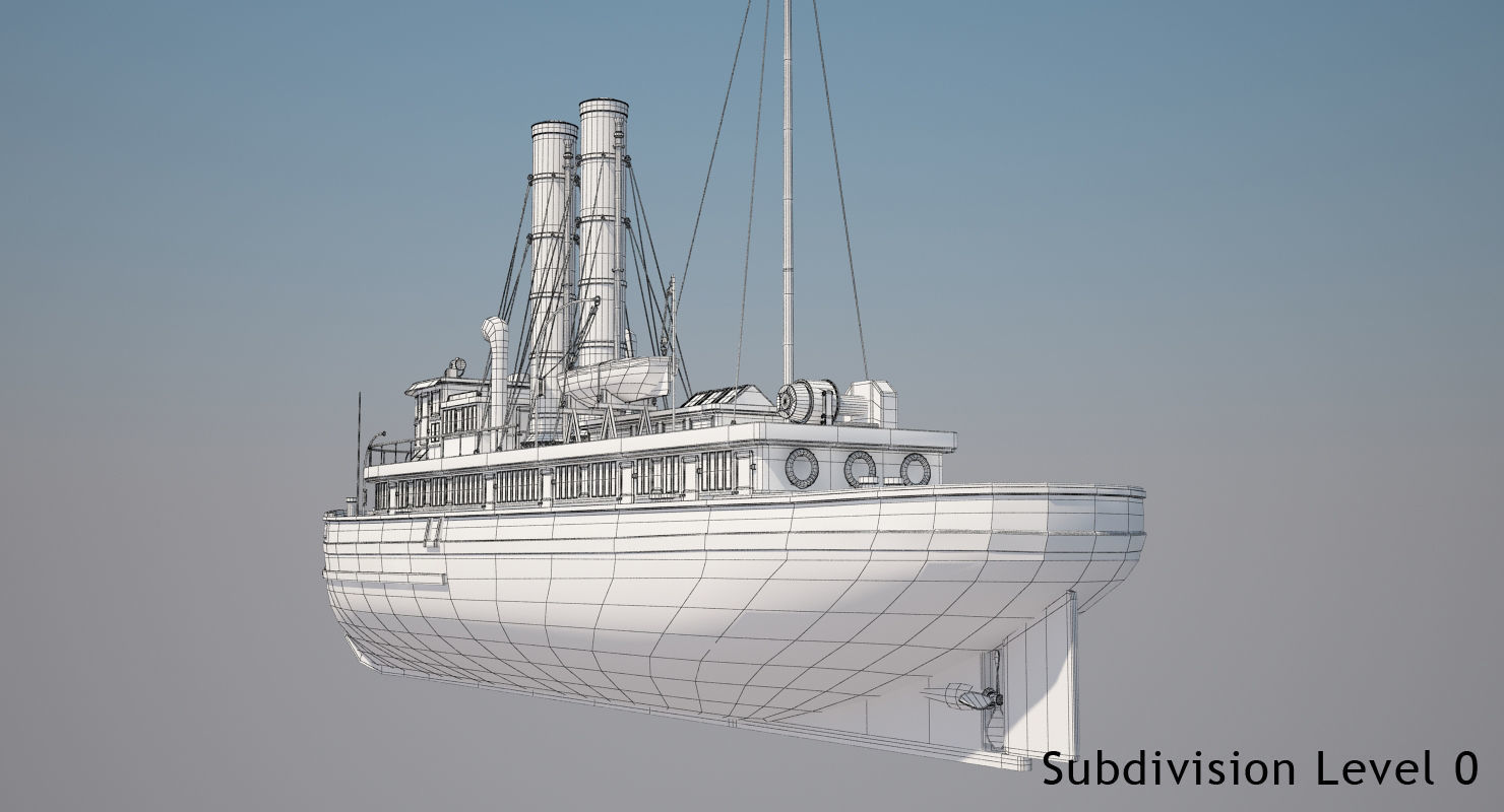 Tugboat Collection 3D model_35