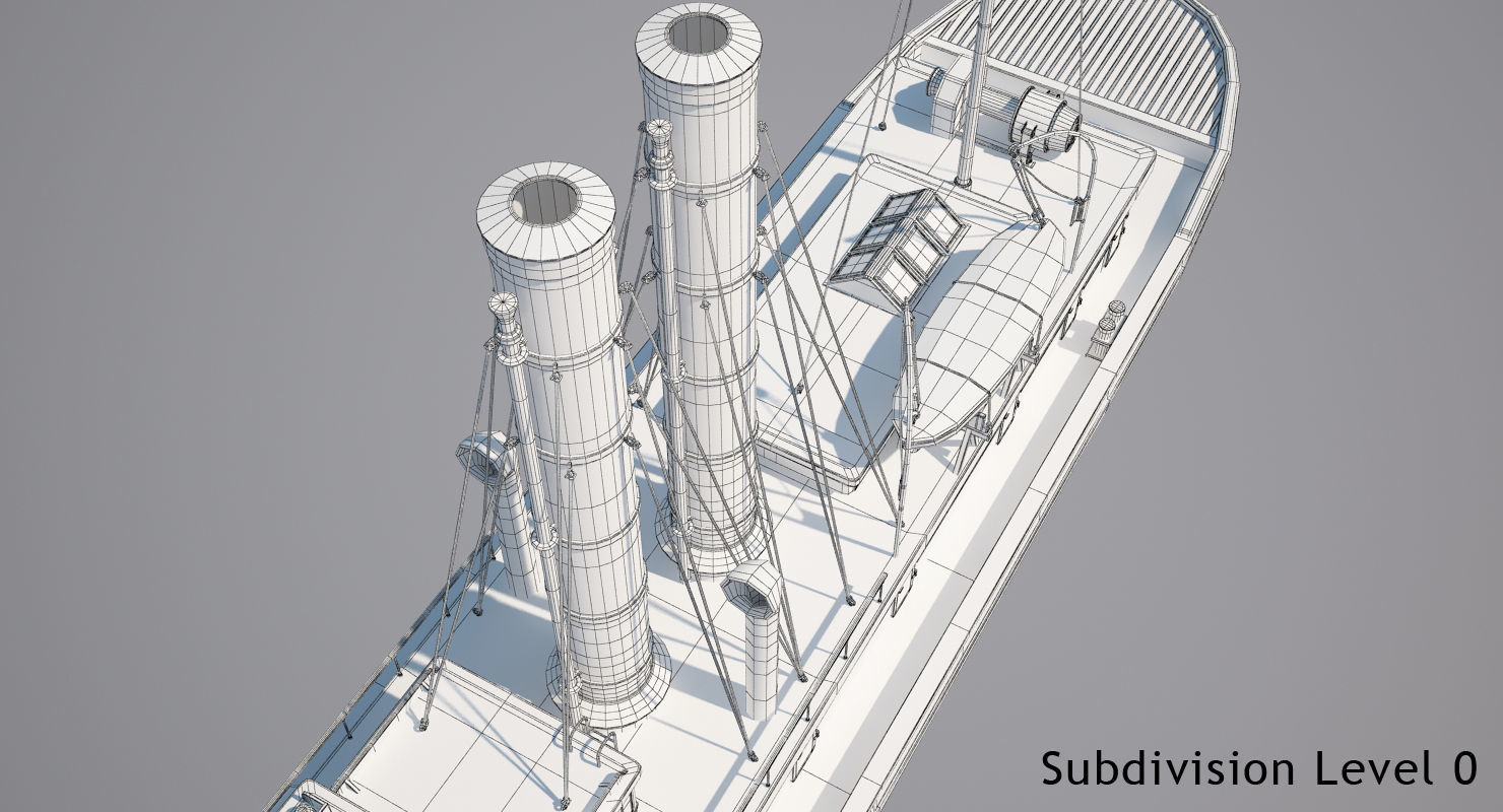 Tugboat Collection 3D model_41