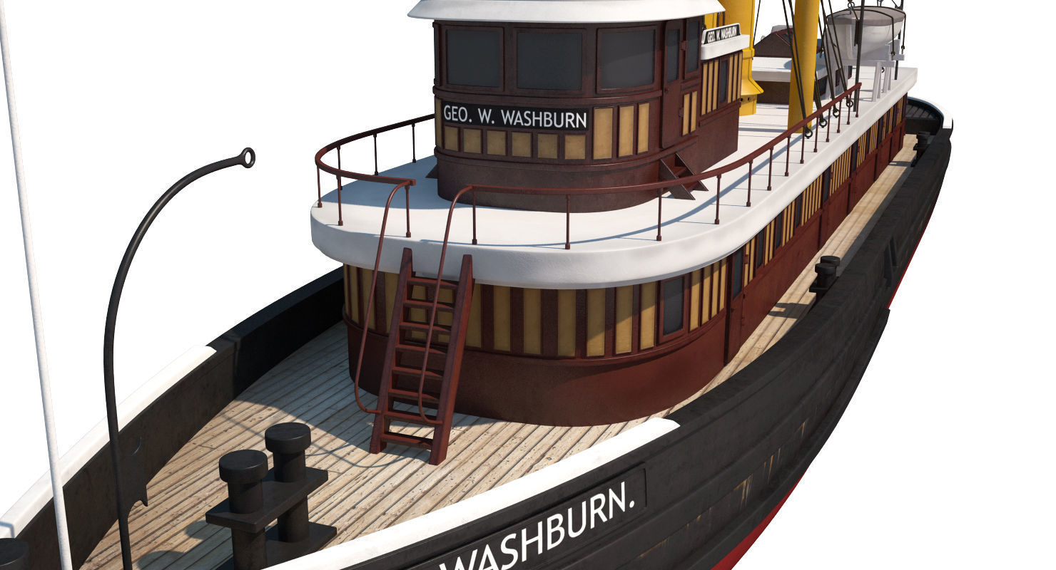 Tugboat Collection 3D model_31