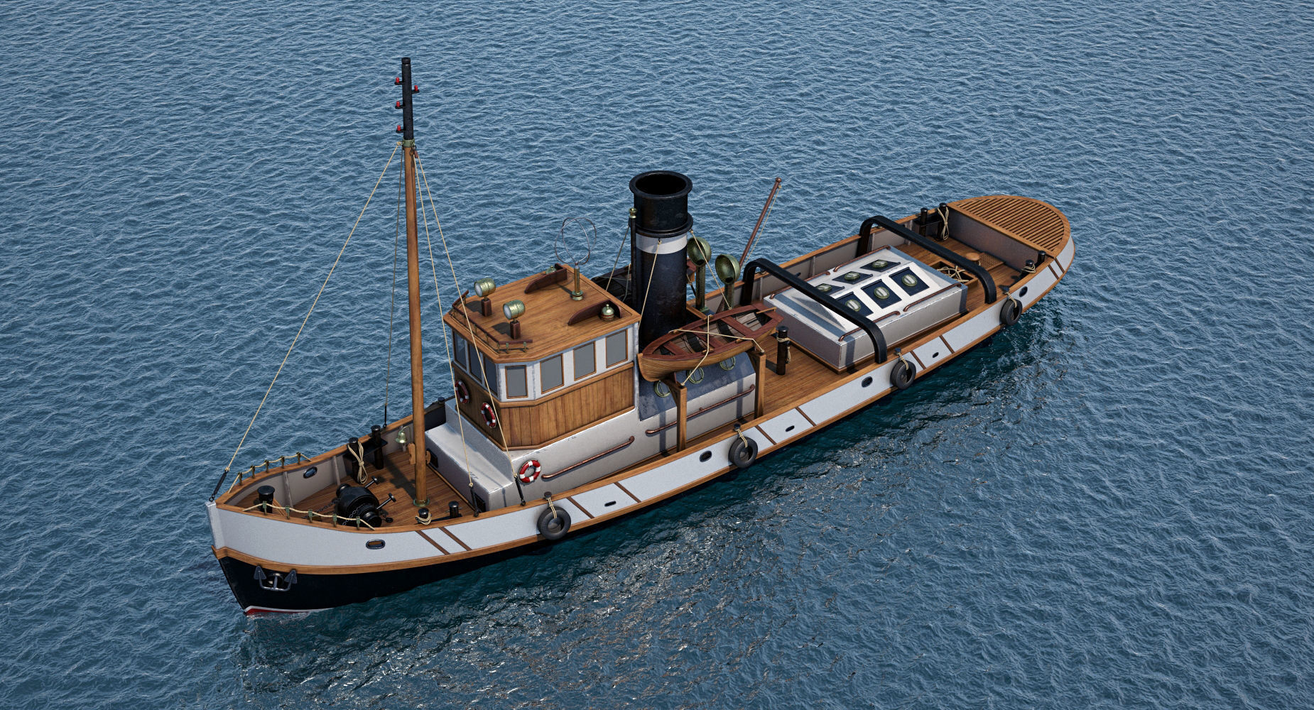 Tugboat Collection 3D model_4