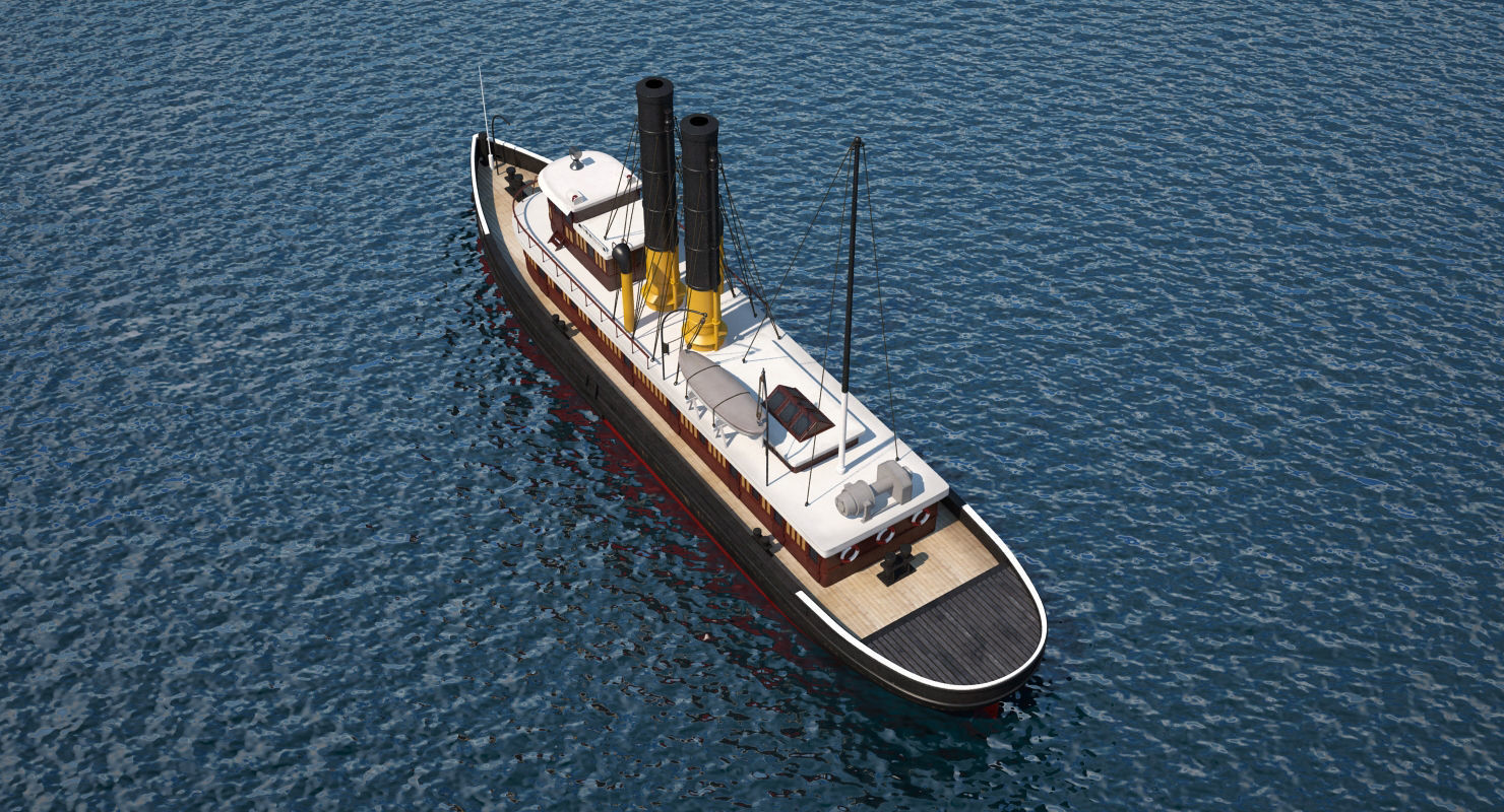 Tugboat Collection 3D model_21
