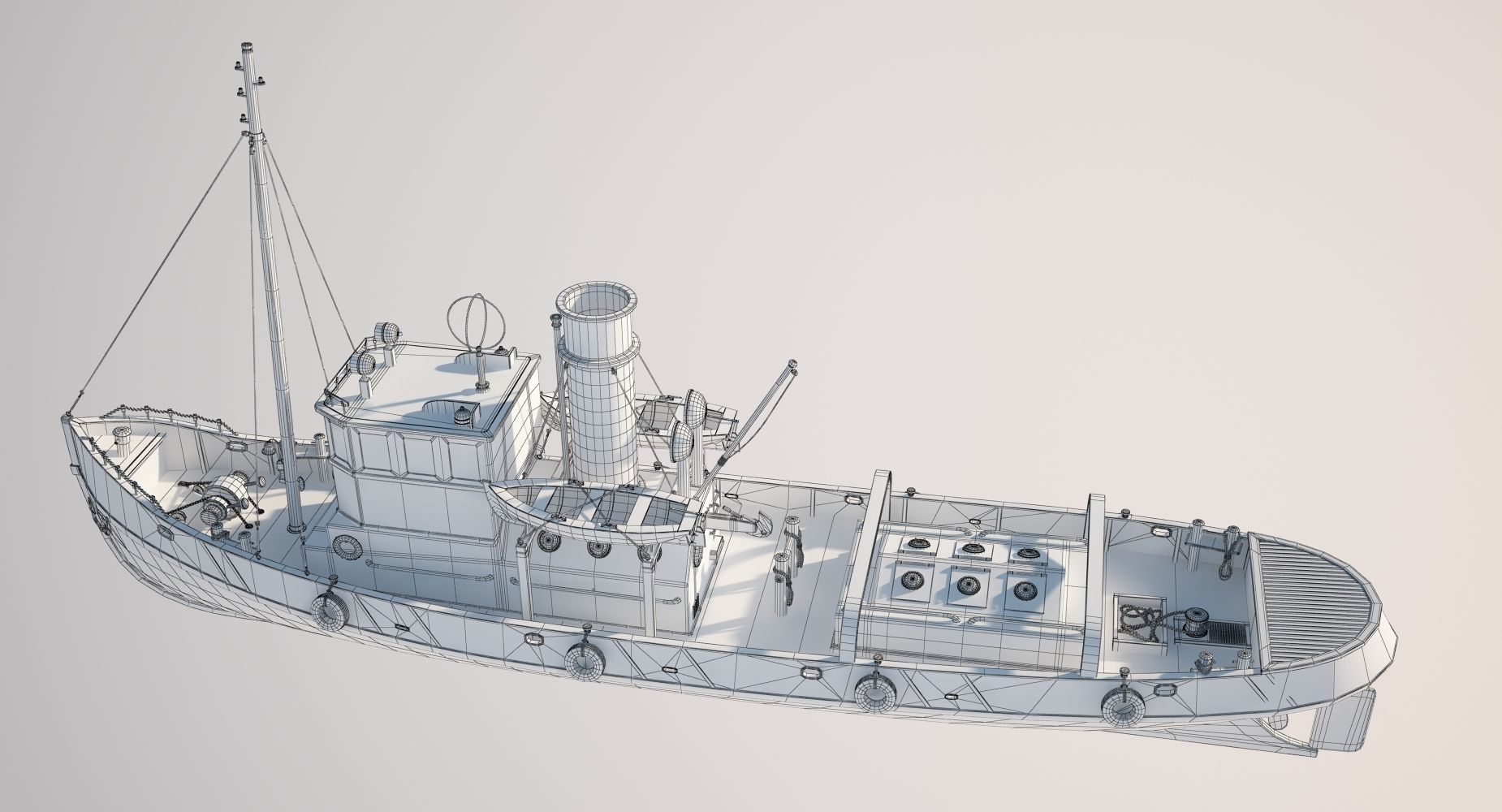Tugboat Collection 3D model_16