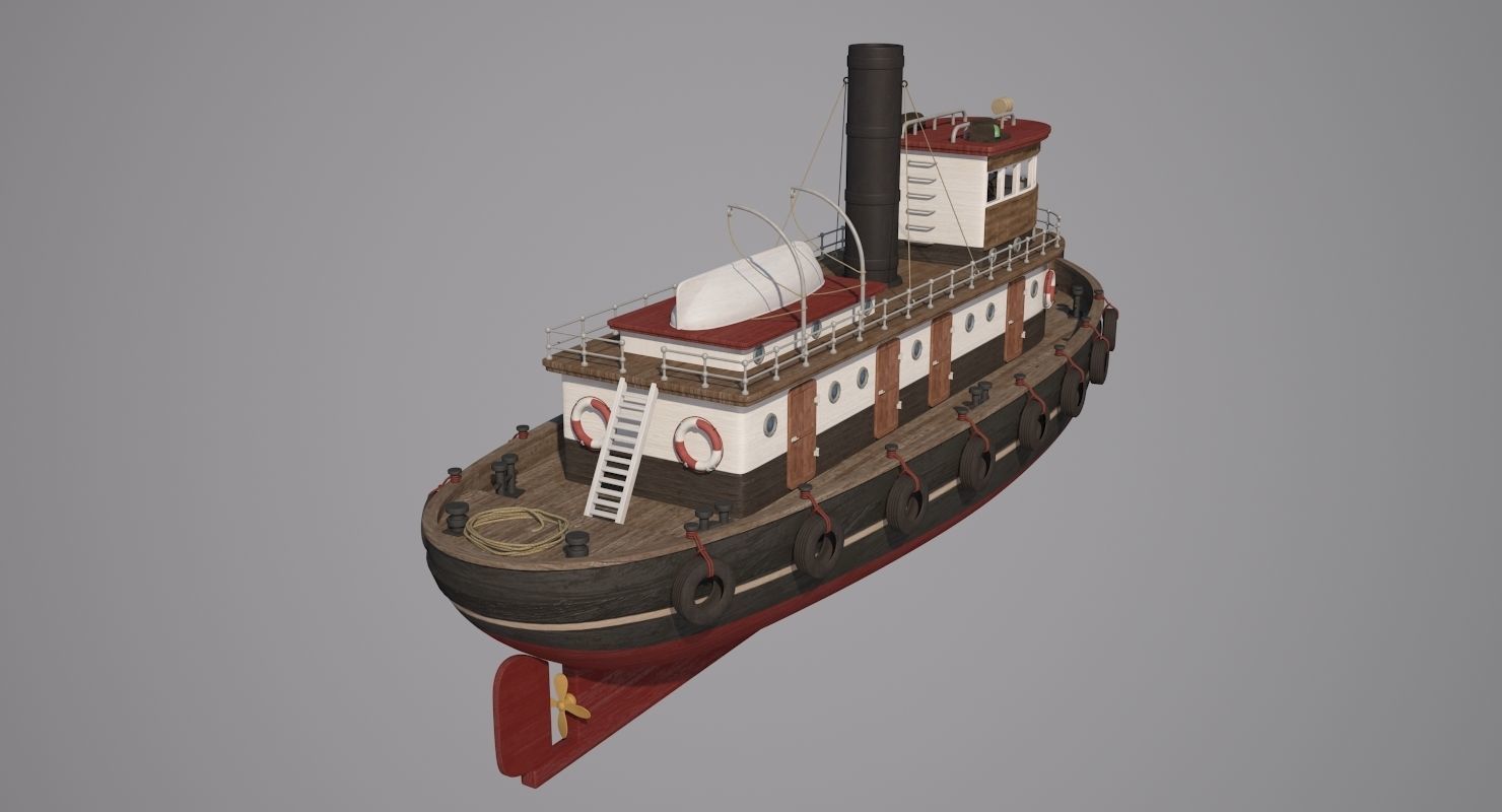 Tugboat Collection 3D model_48