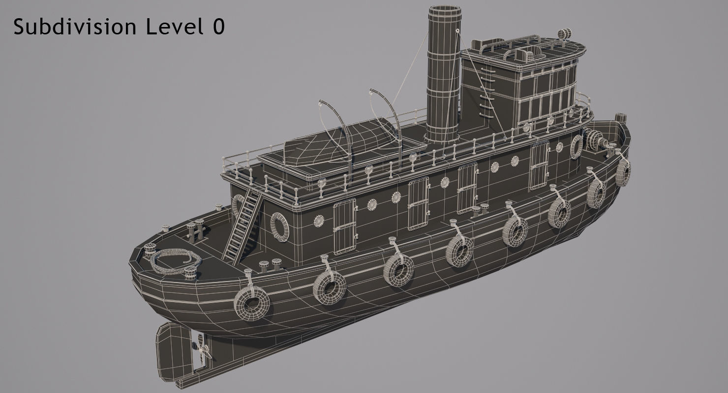 Tugboat Collection 3D model_57
