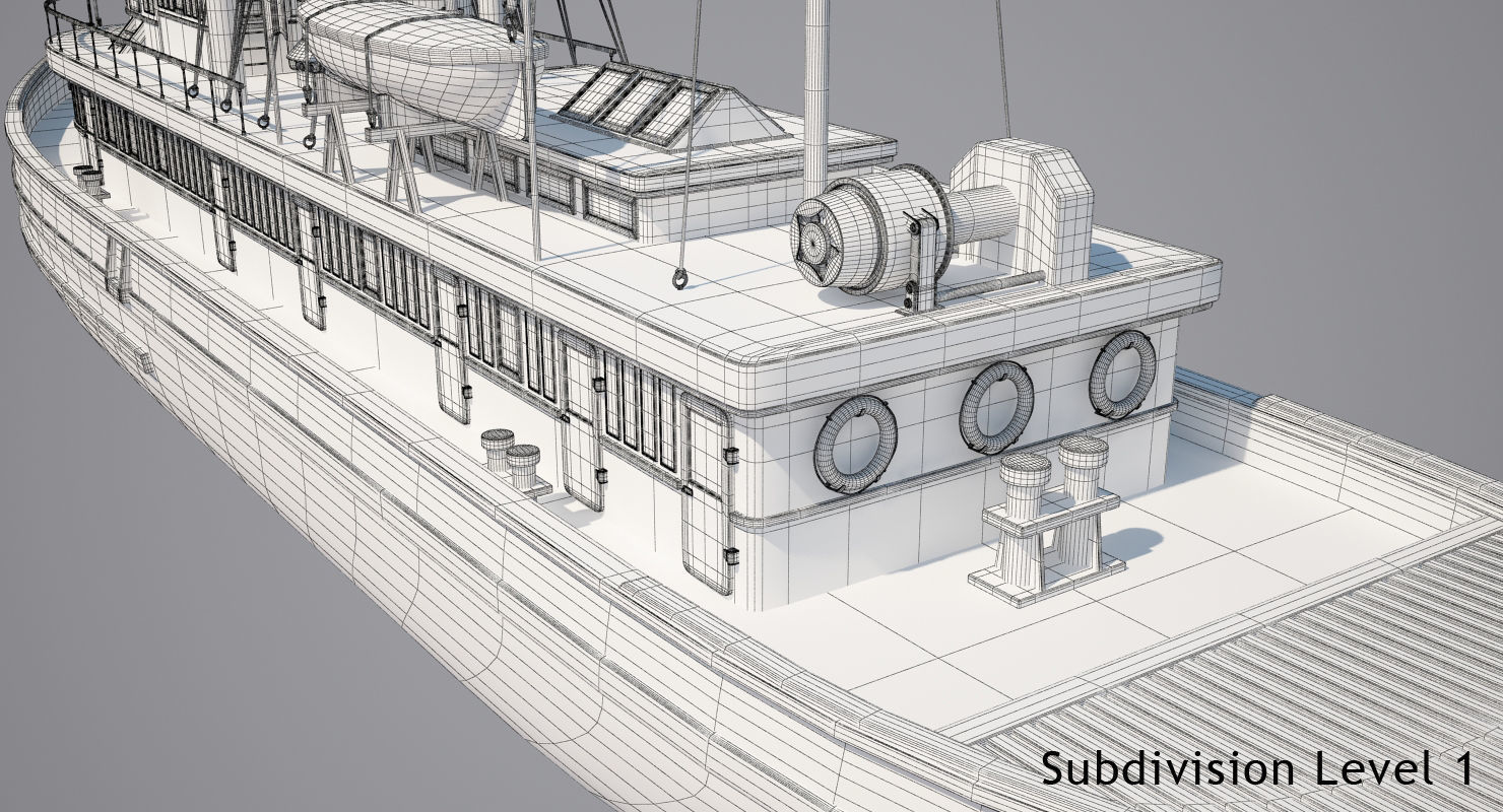 Tugboat Collection 3D model_36