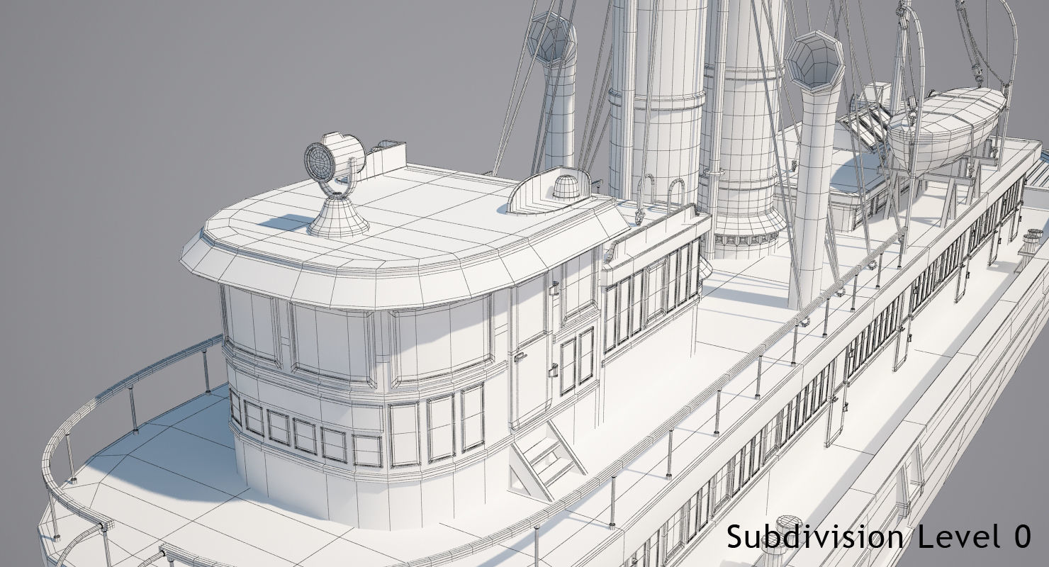 Tugboat Collection 3D model_42