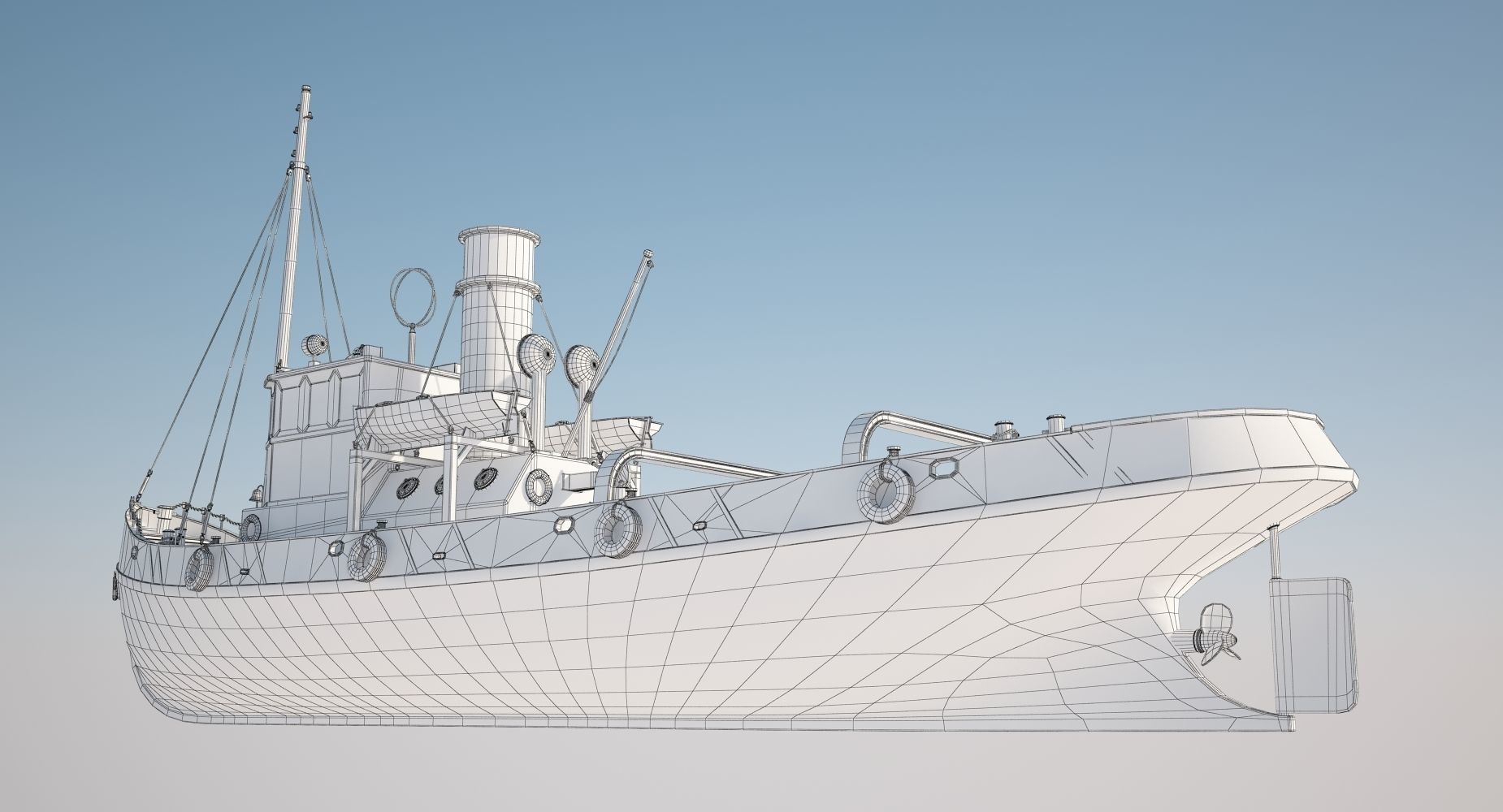 Tugboat Collection 3D model_15