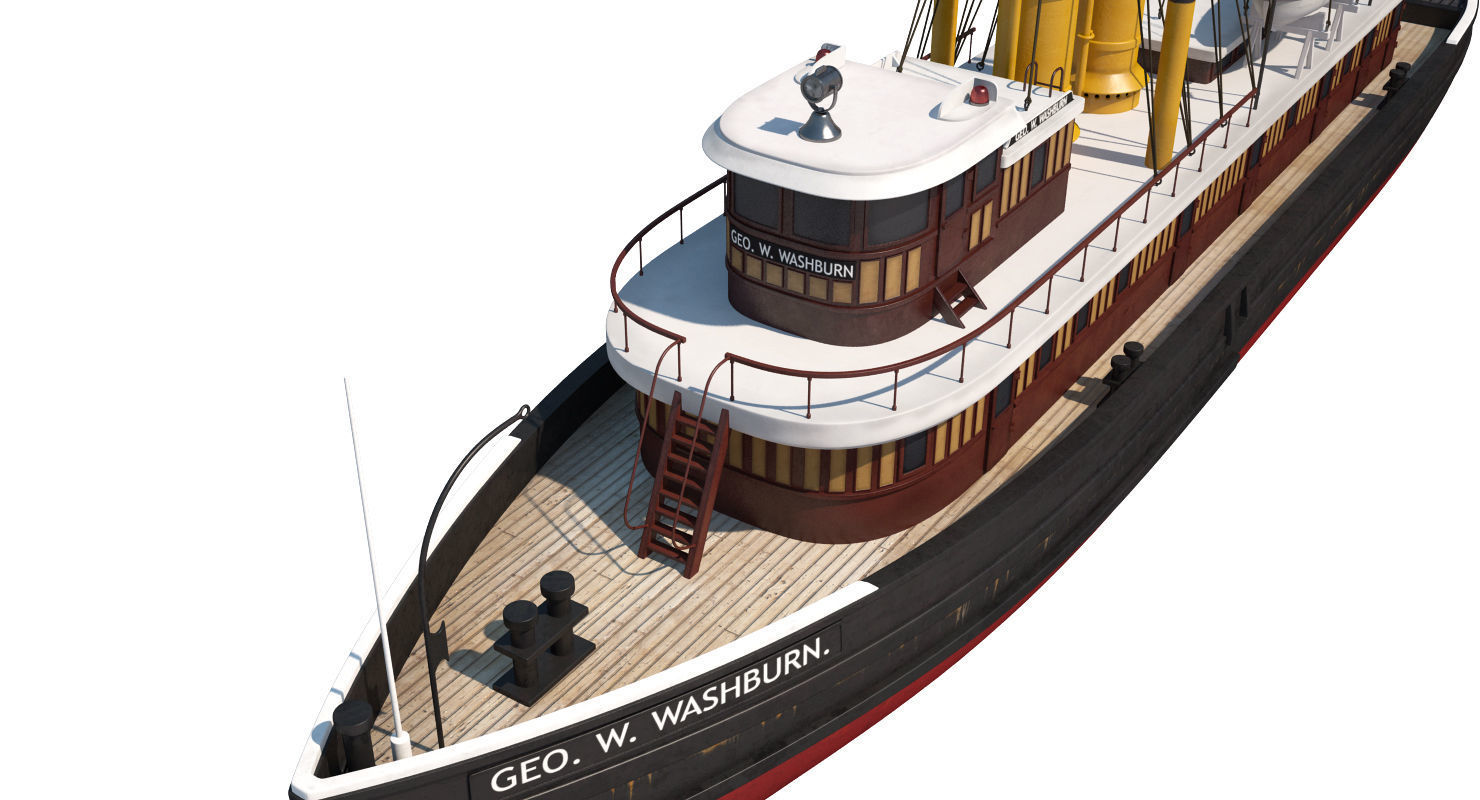 Tugboat Collection 3D model_28