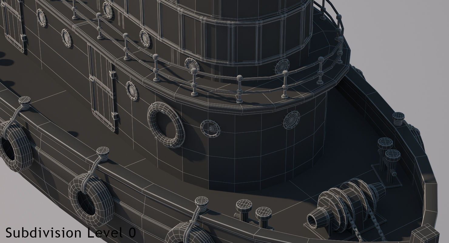 Tugboat Collection 3D model_59