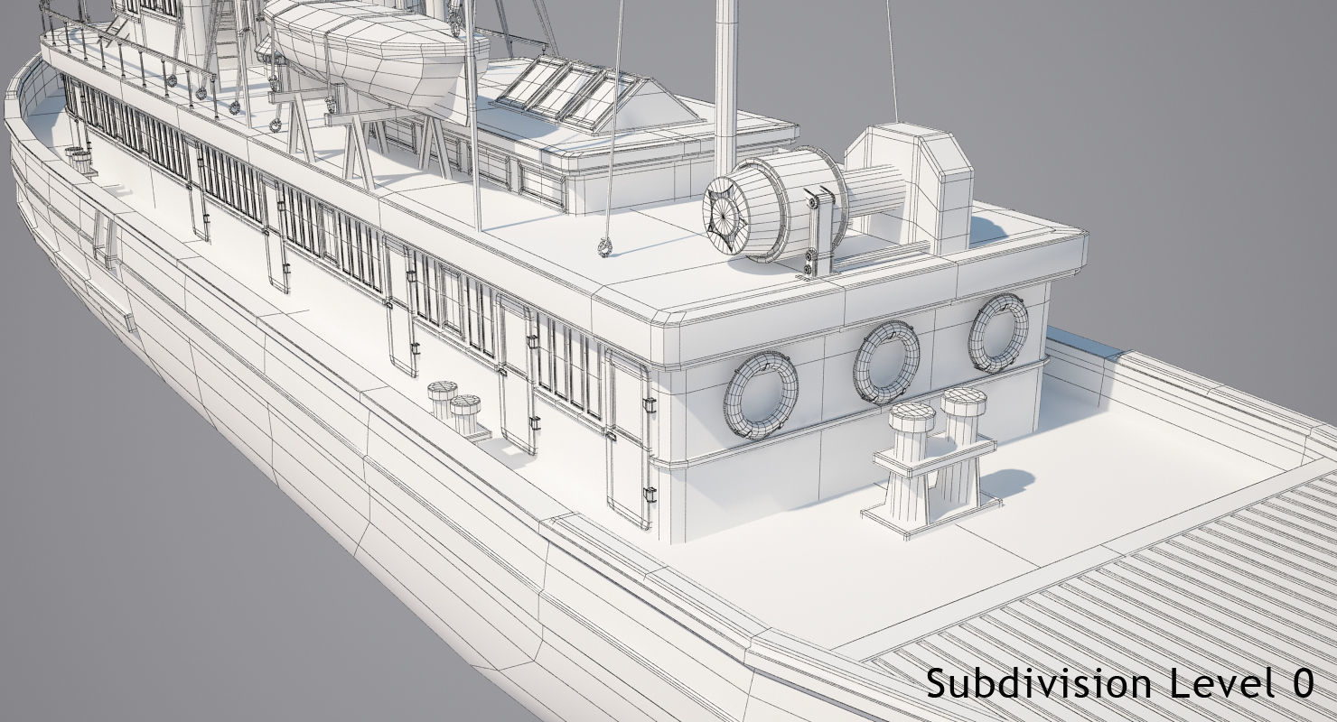 Tugboat Collection 3D model_37