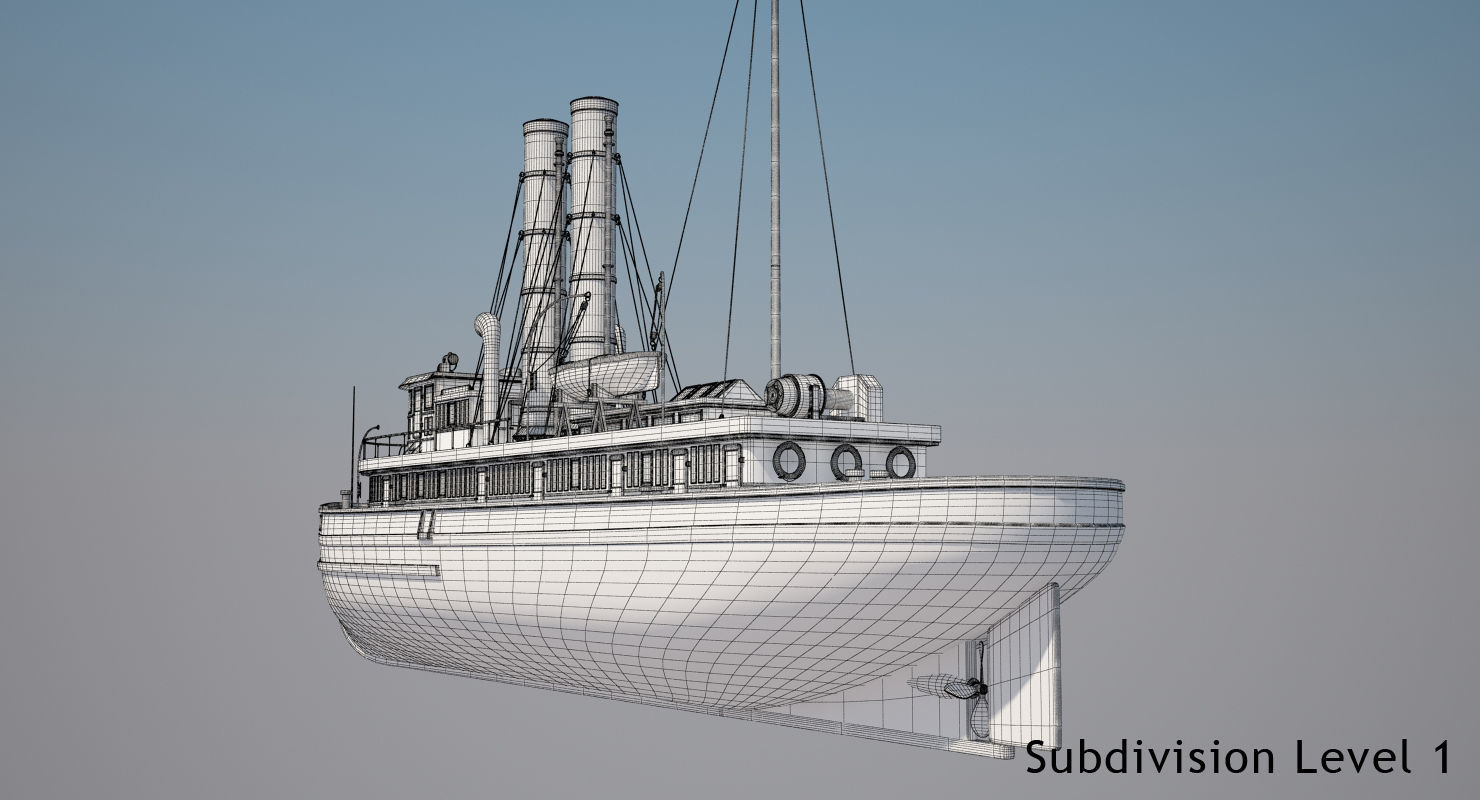 Tugboat Collection 3D model_34