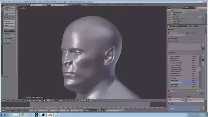 Male John Doe 3D model