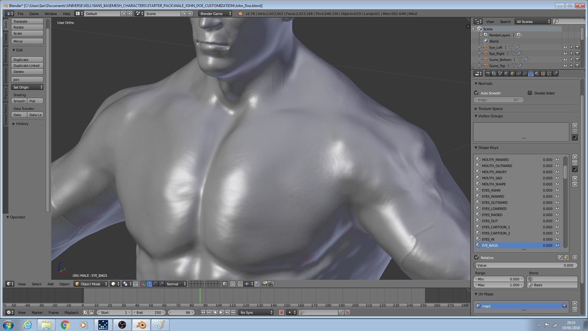 Male John Doe 3D model_12