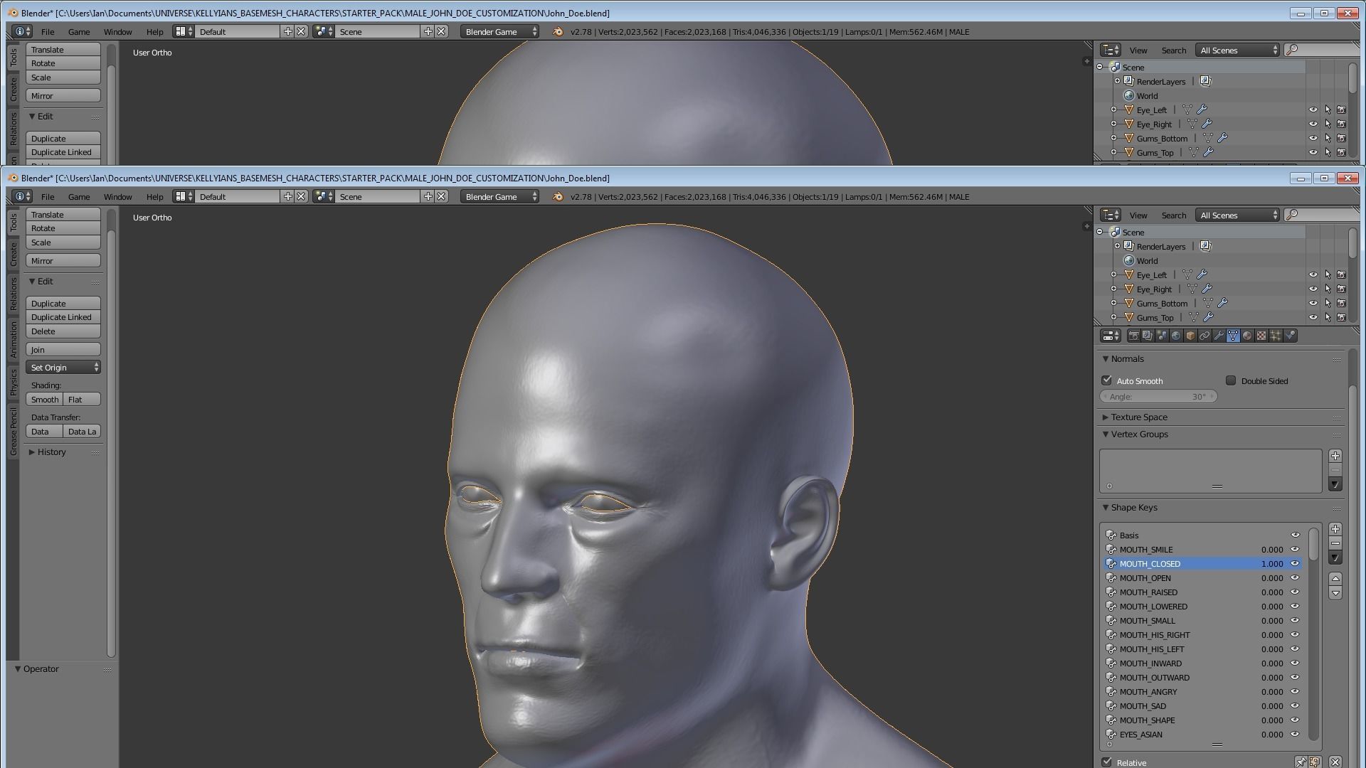 Male John Doe 3D model_27