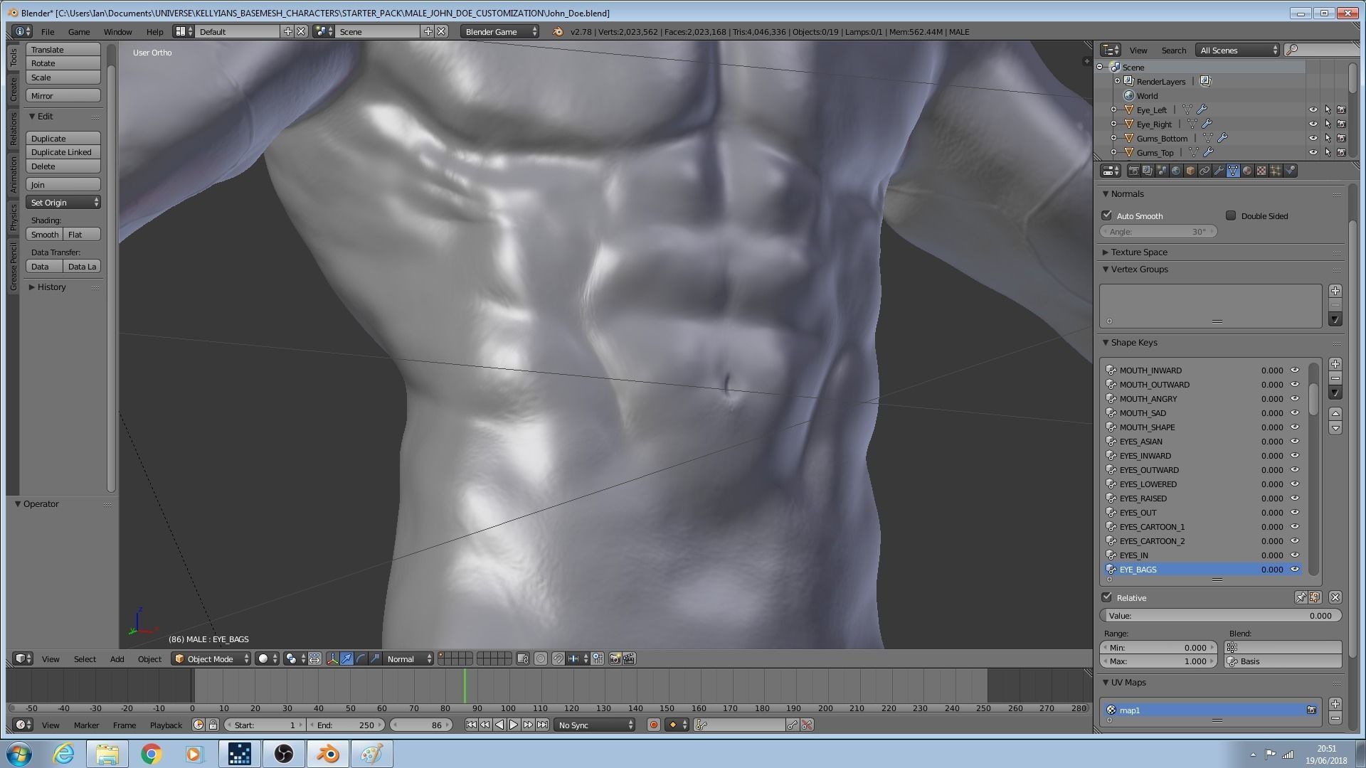 Male John Doe 3D model_22