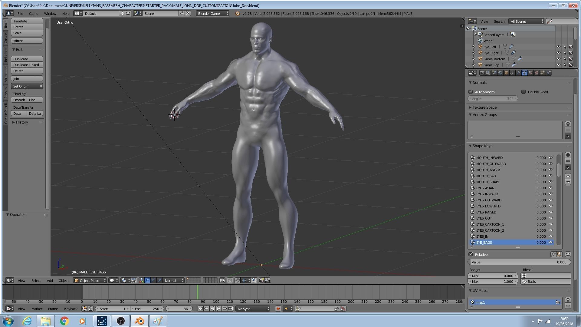 Male John Doe 3D model_25