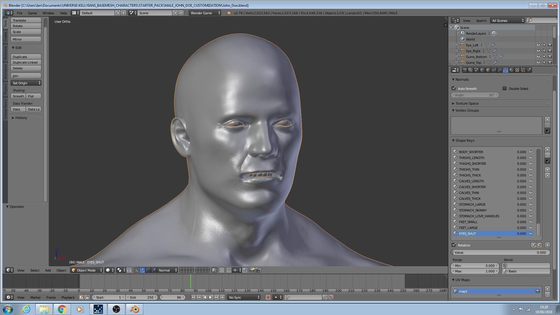 Male John Doe 3D model_11