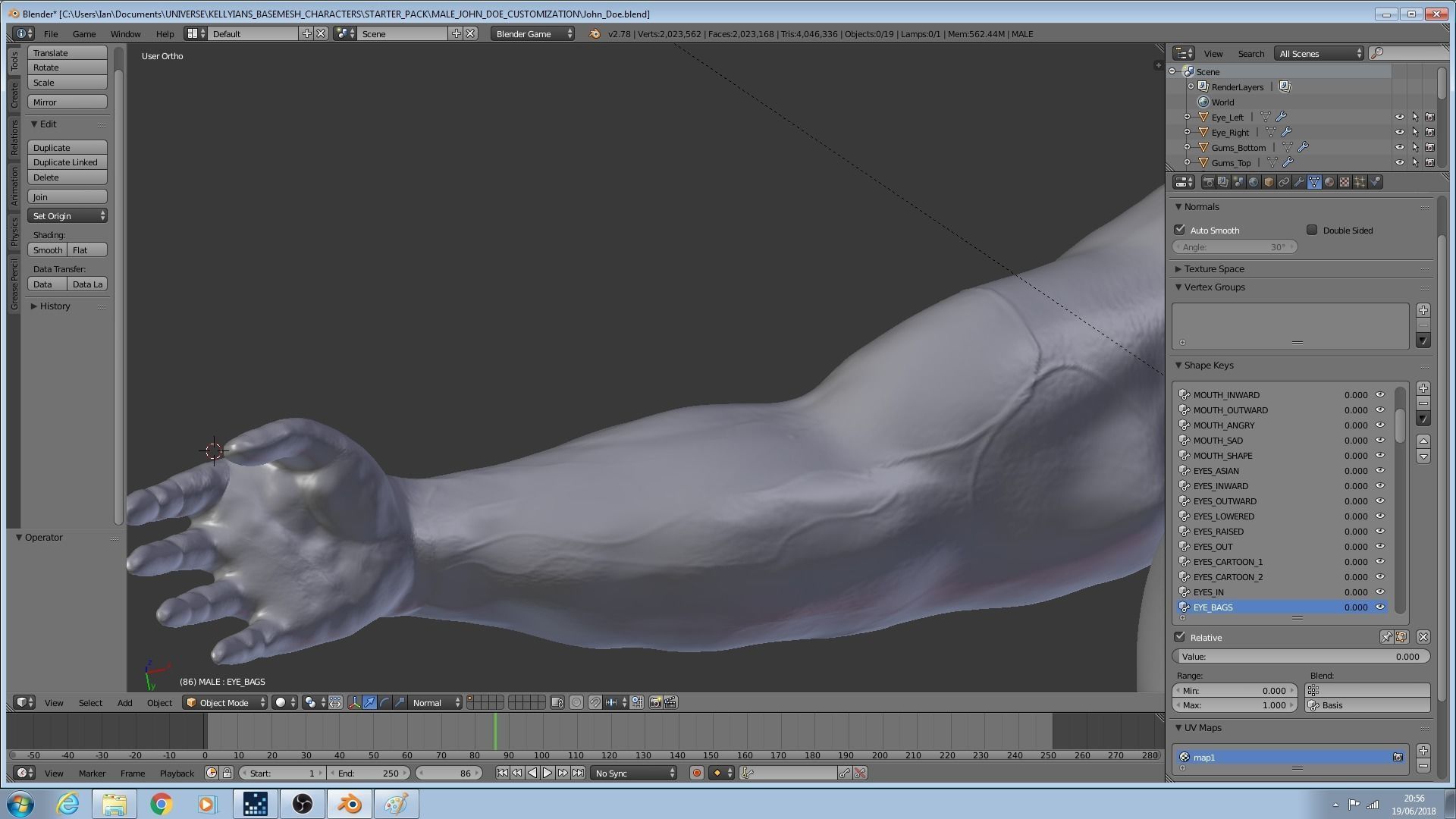 Male John Doe 3D model_13