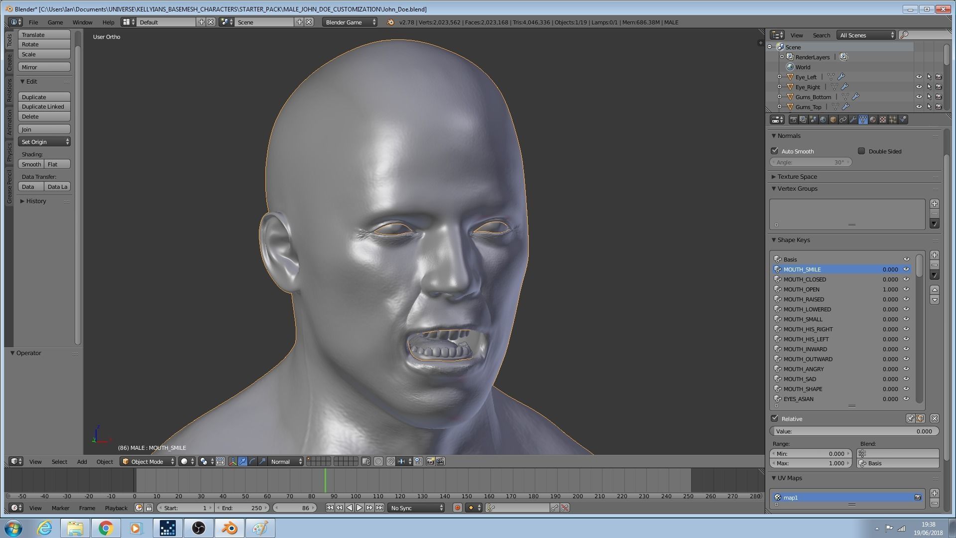 Male John Doe 3D model_29