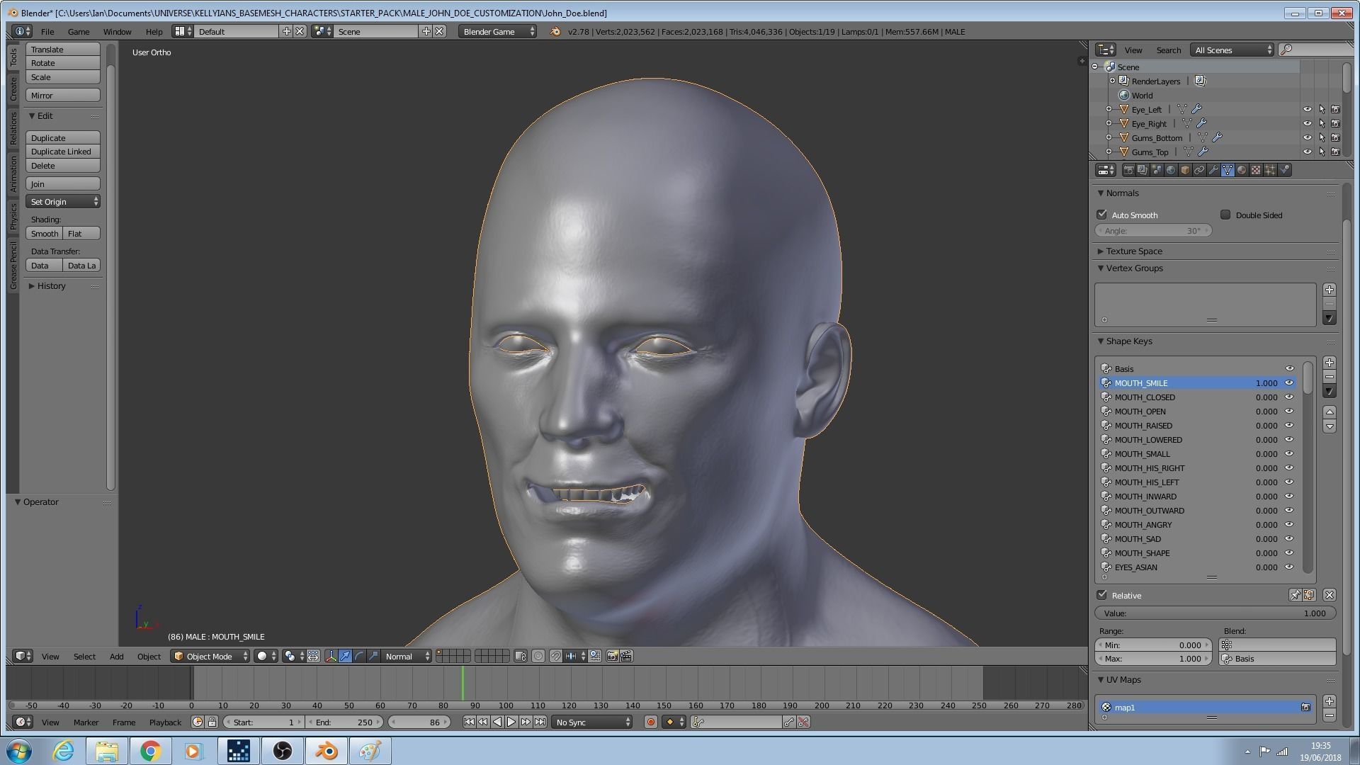 Male John Doe 3D model_10