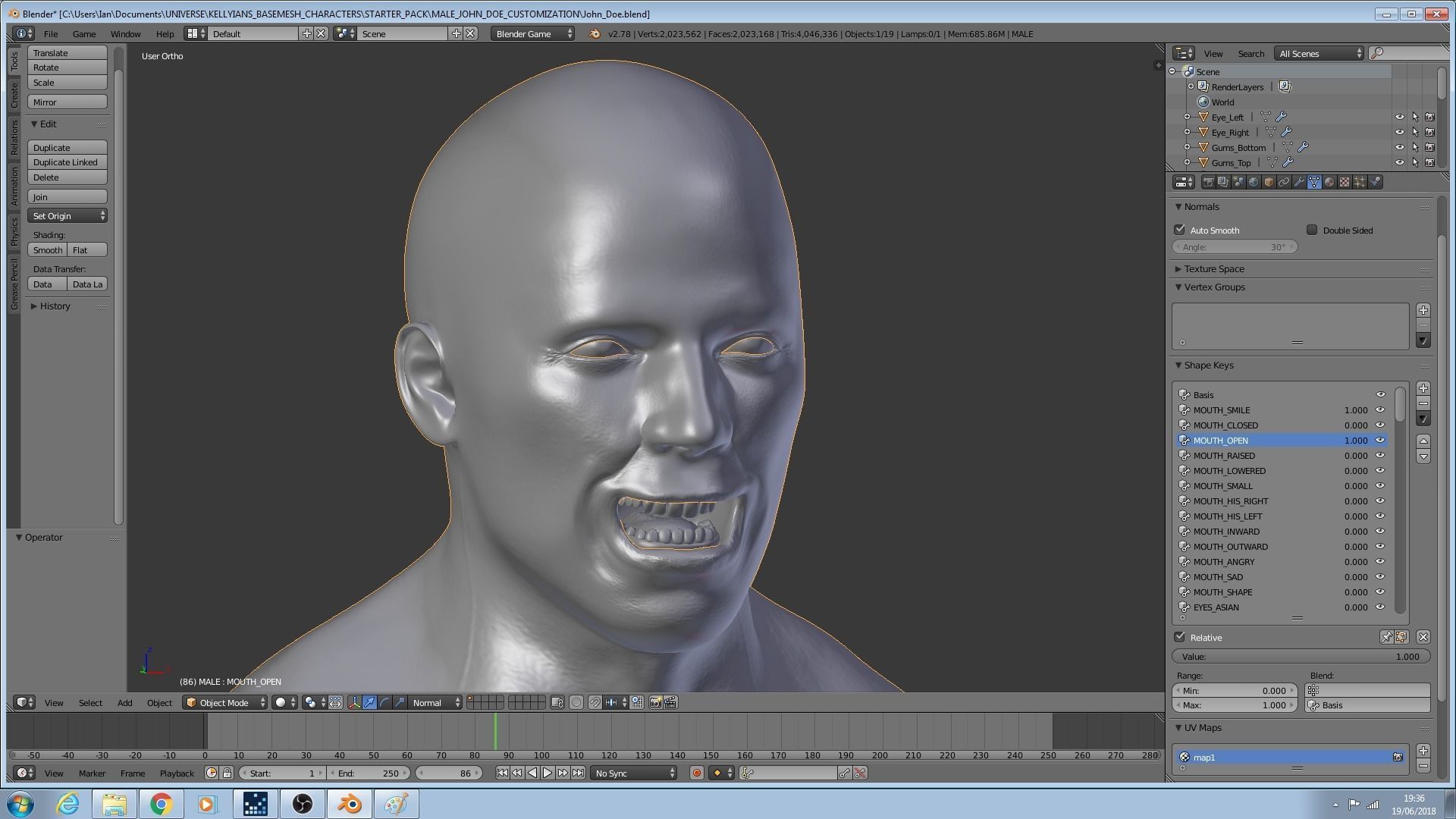 Male John Doe 3D model_24