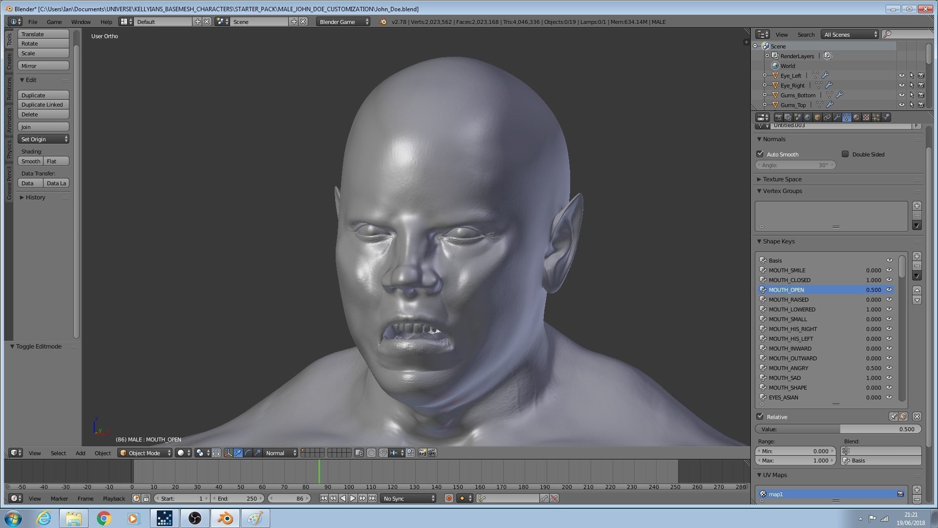 Male John Doe 3D model_34