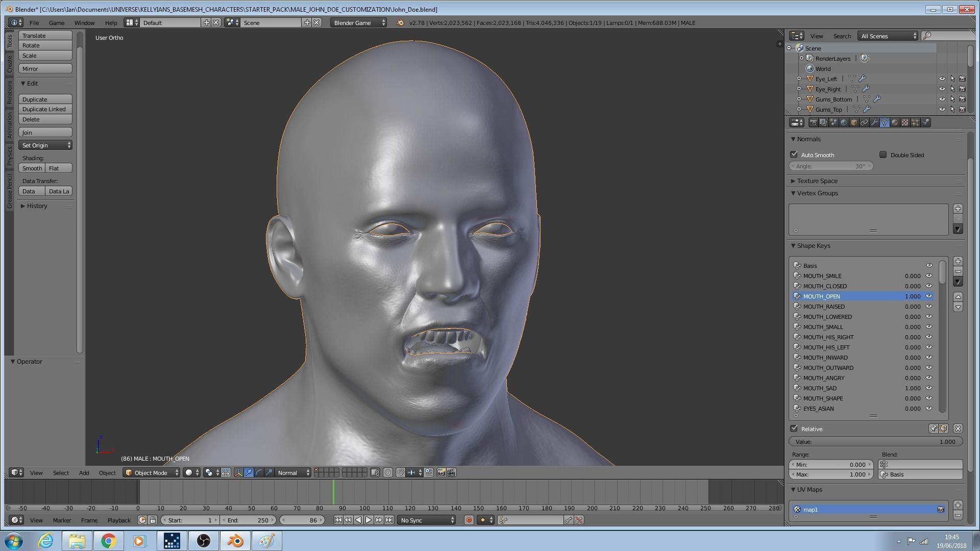 Male John Doe 3D model_32