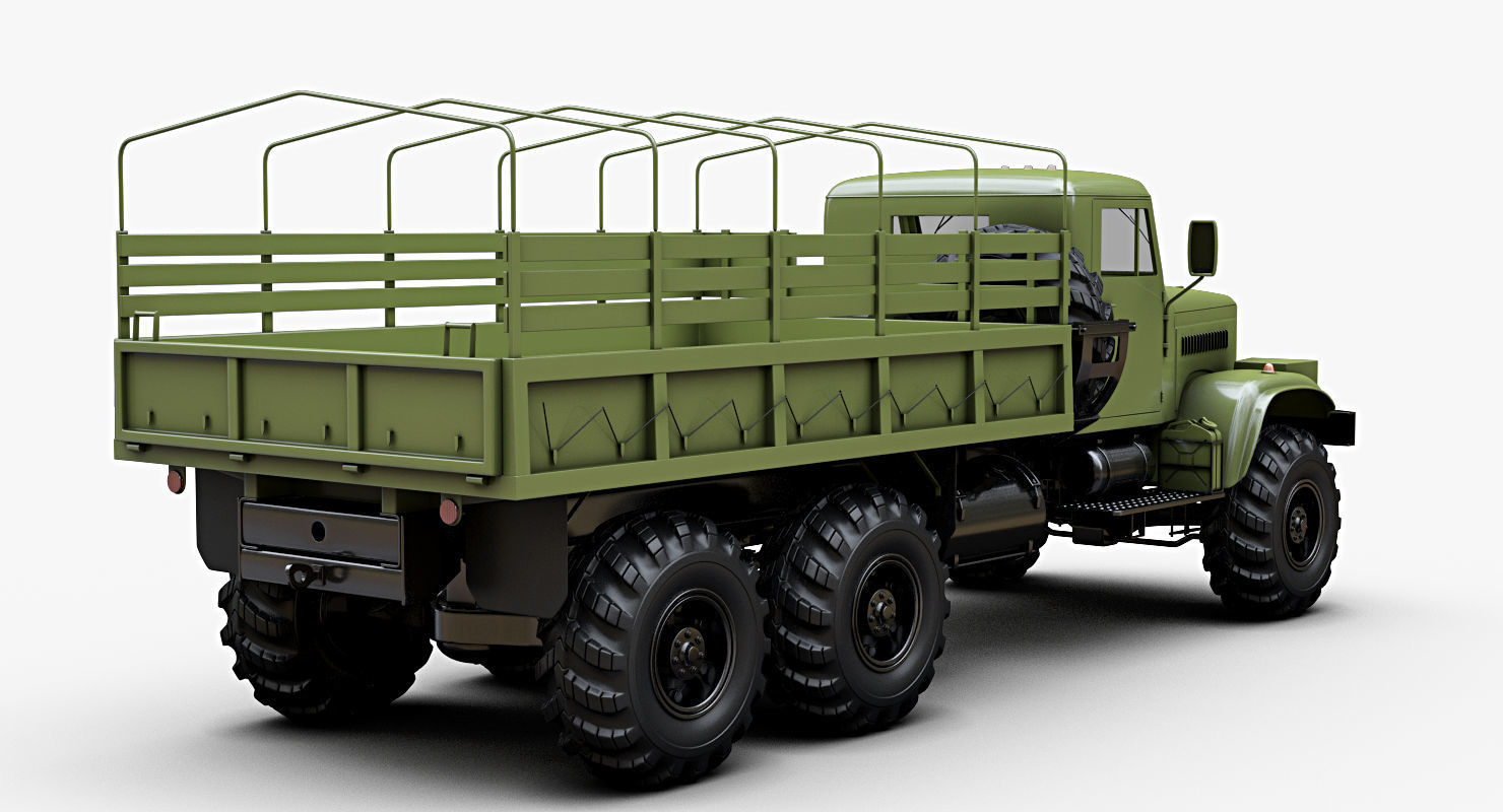 Kraz 255b 3D model_7