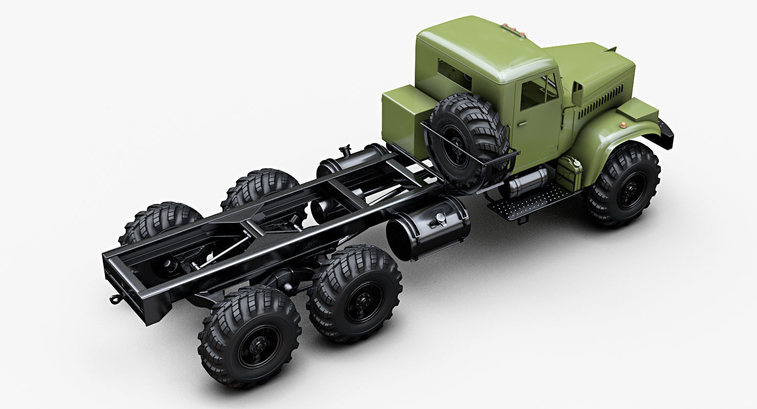 Kraz 255b 3D model_8