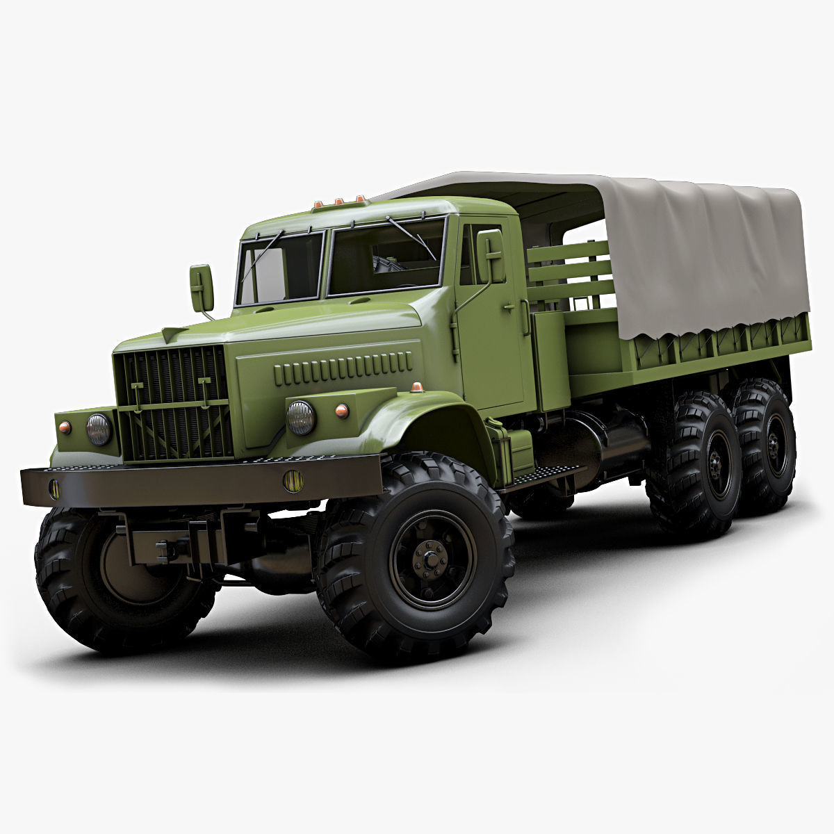 Kraz 255b 3D model | CGTrader