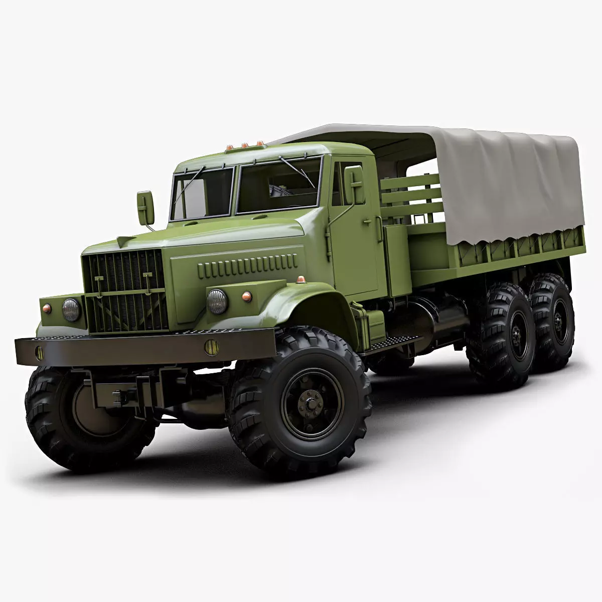 Kraz 255b 3D model_0