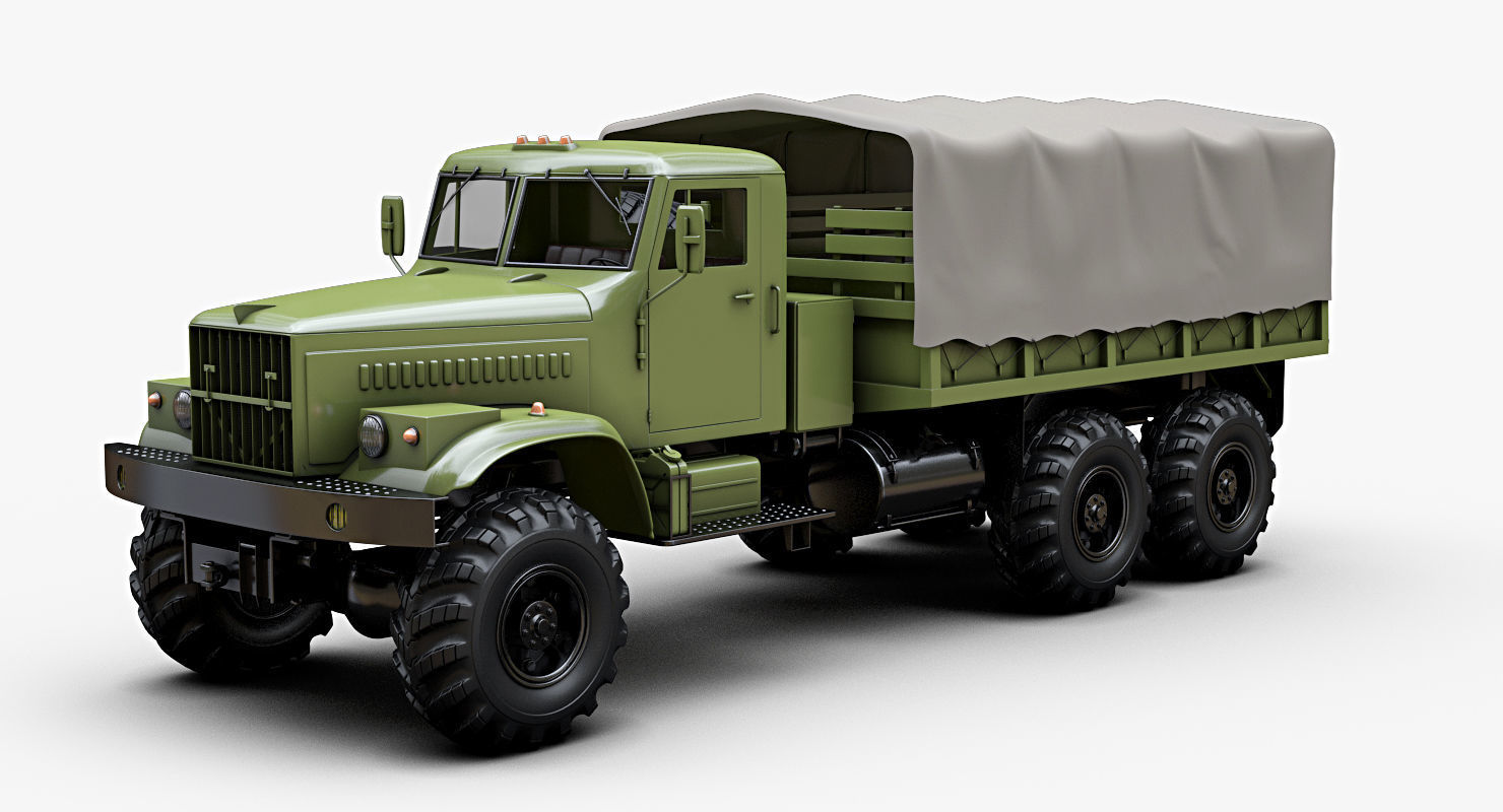 Kraz 255b 3D model_2