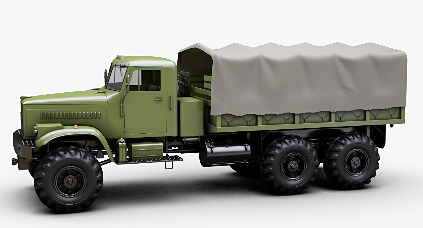 Kraz 255b 3D model_3