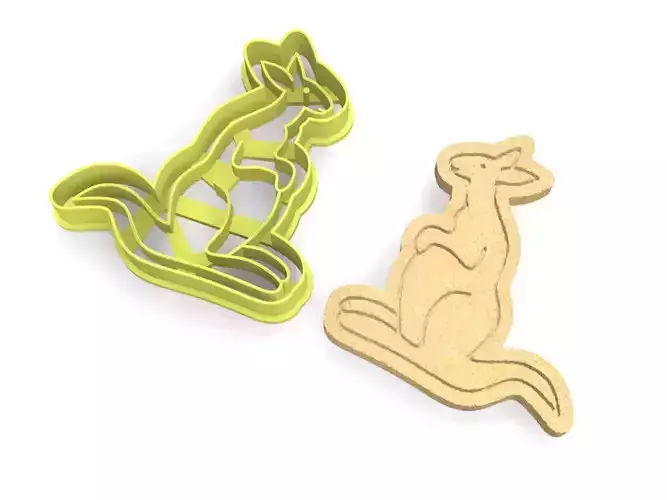 Kangaroo Cookie Cutter