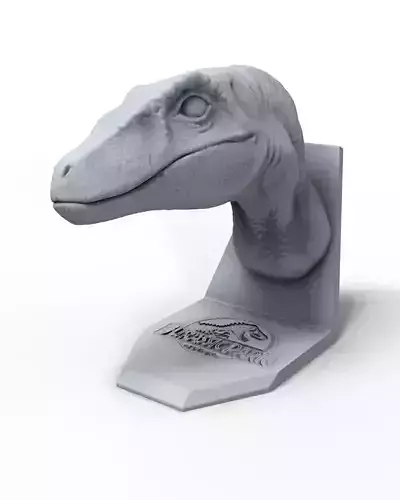 3d raptor Bust
